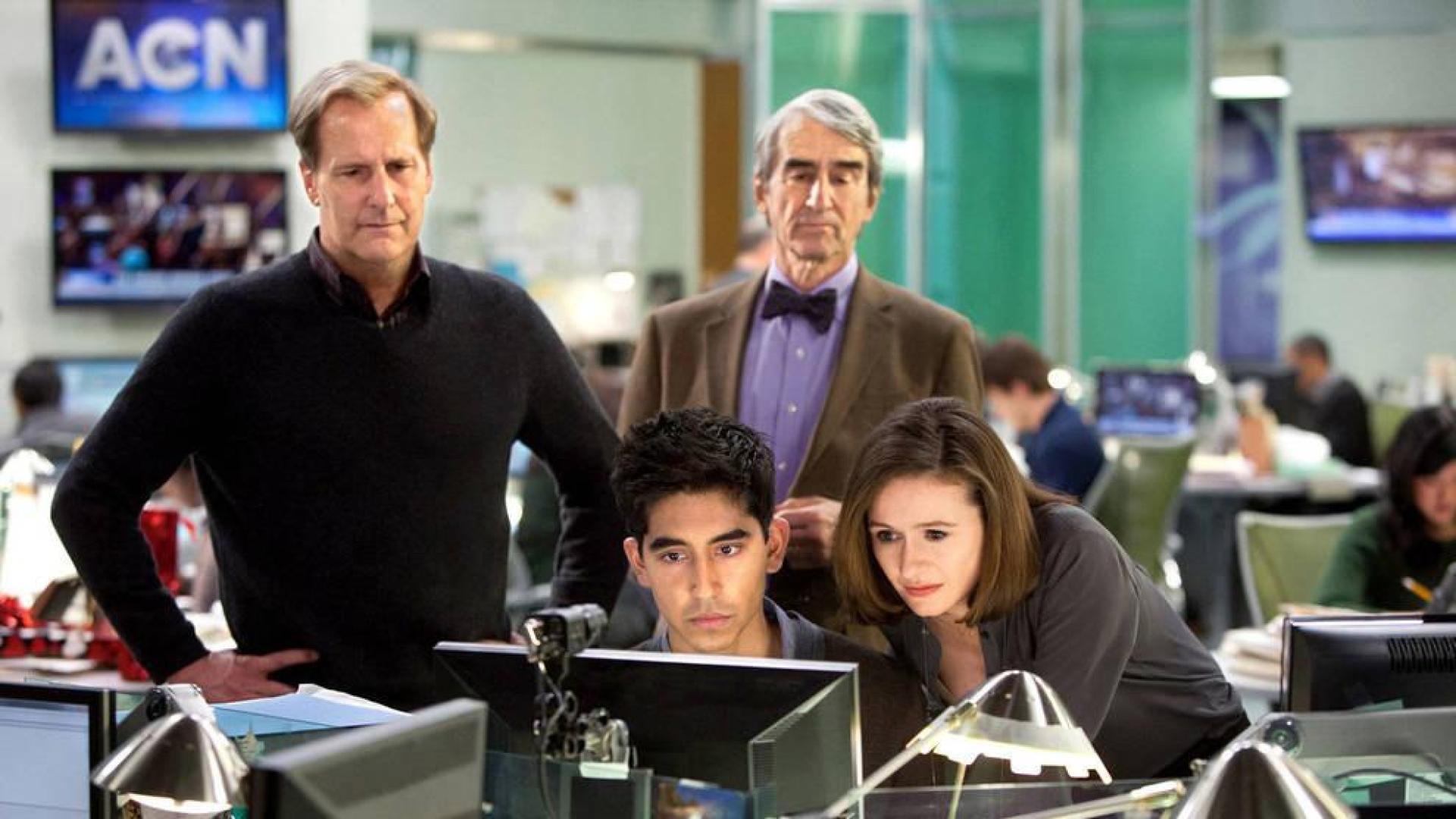 Una escena de la serie 'The newsroom'.