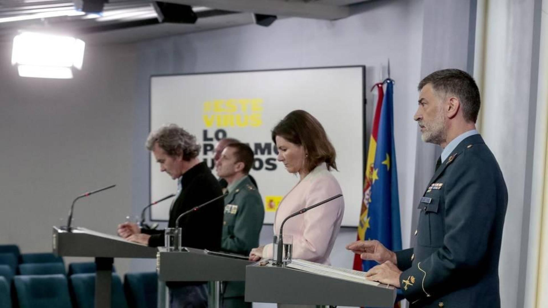 Rueda de prensa desde La Moncloa.