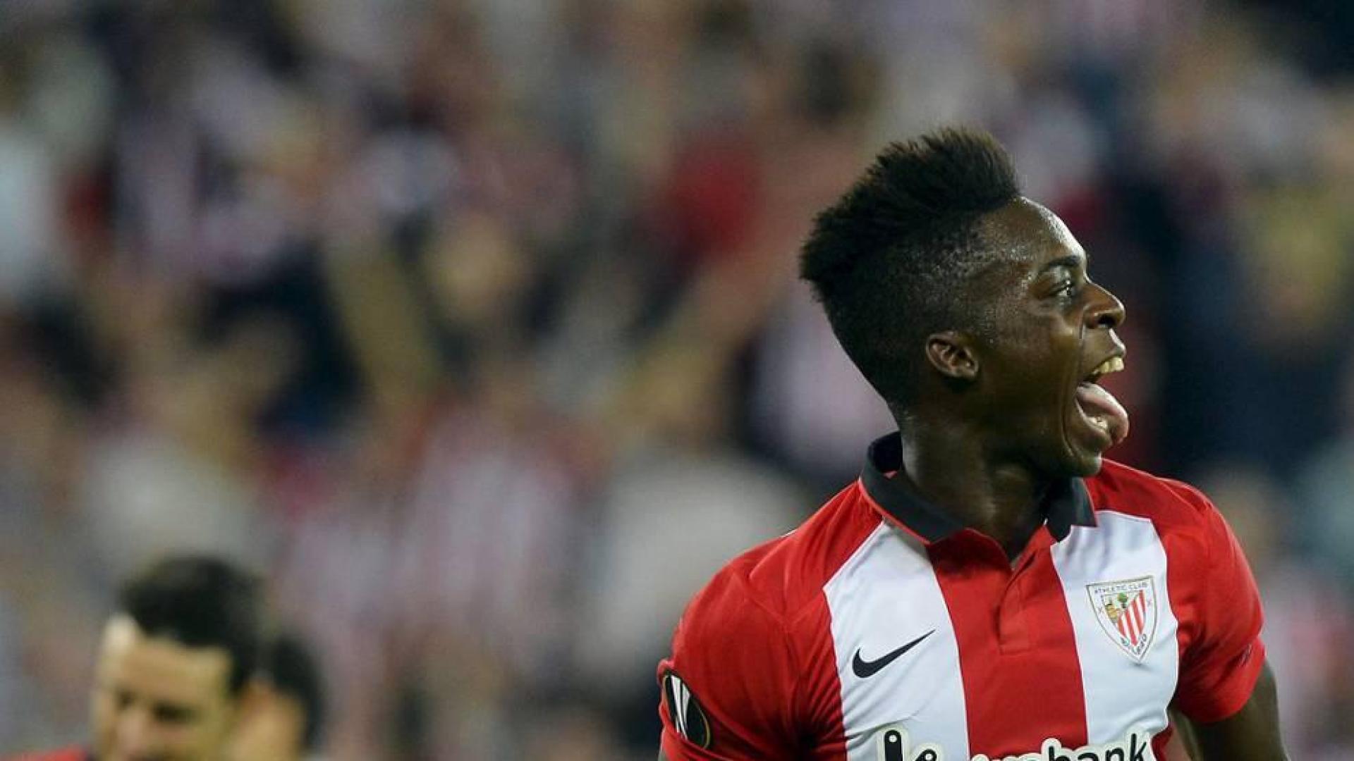 Iñaki Williams celebra un gol.