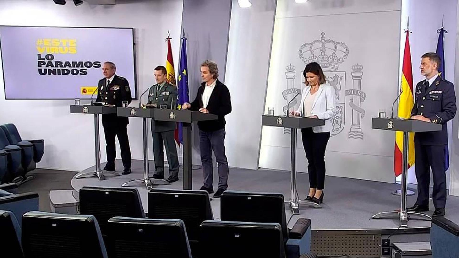 El Gobierno elimina las ruedas de prensa de los técnicos para la próxima semana