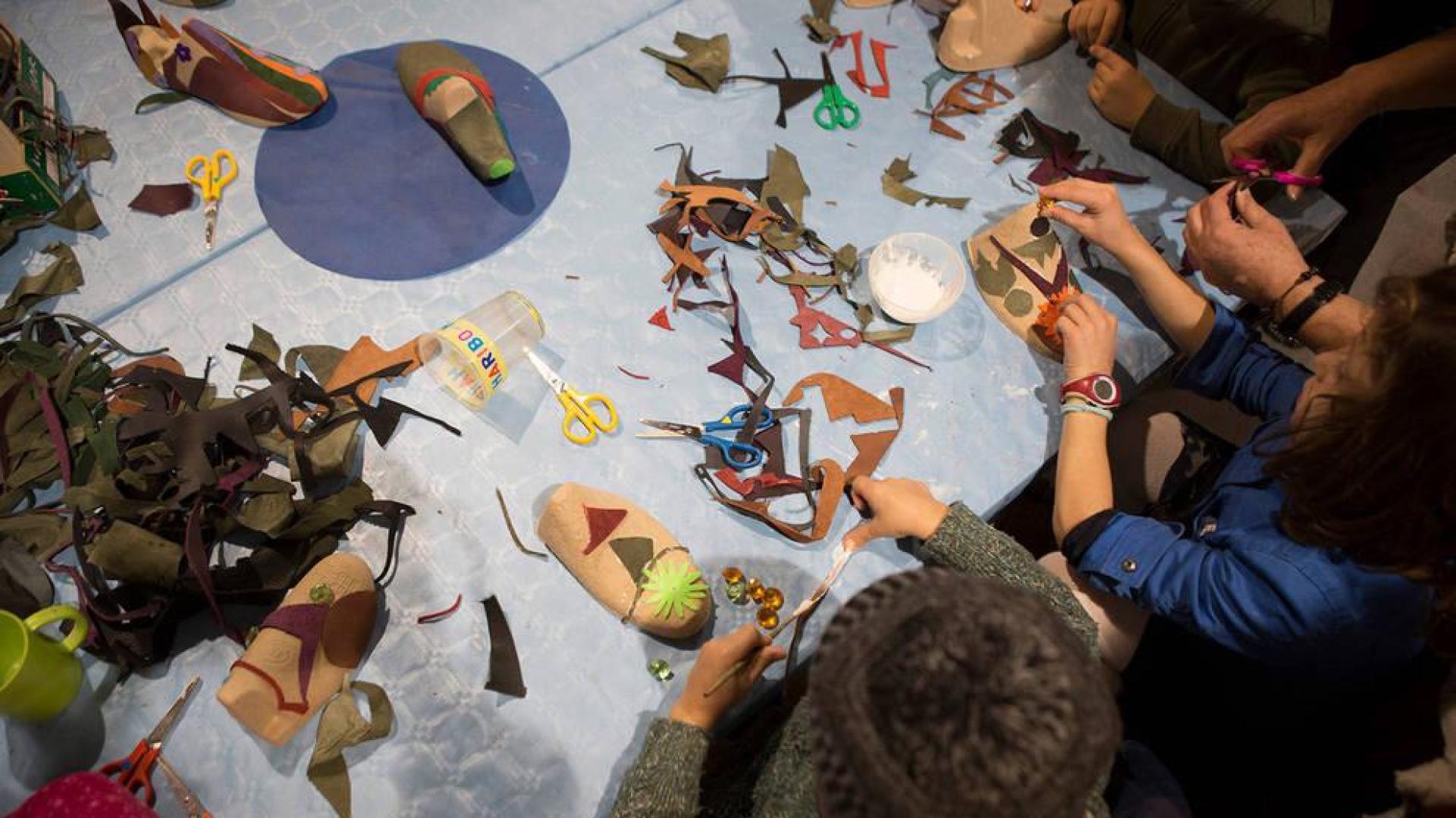 El arte de Pamplona, en un taller