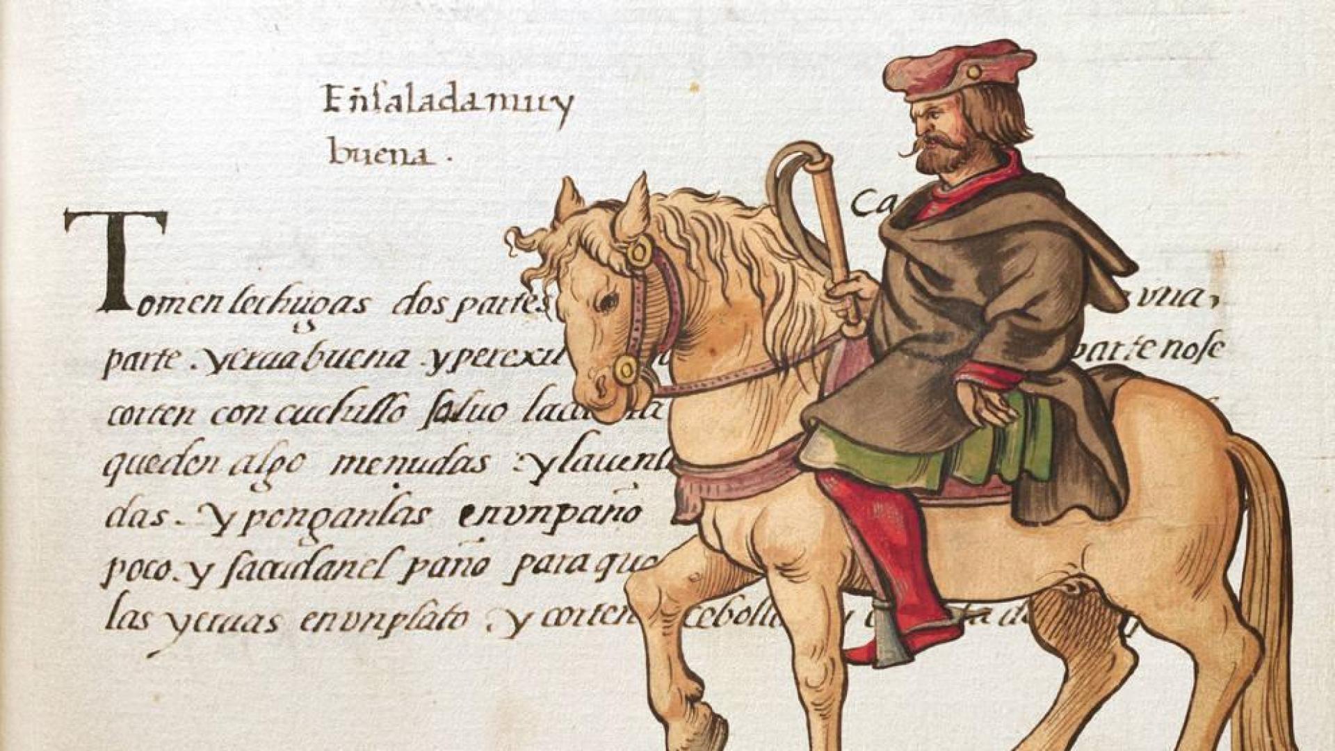 Imagen de la Receta de ensalada de 'Regalo de la vida humana' (Juan Vallés, s. XVI). r. c.