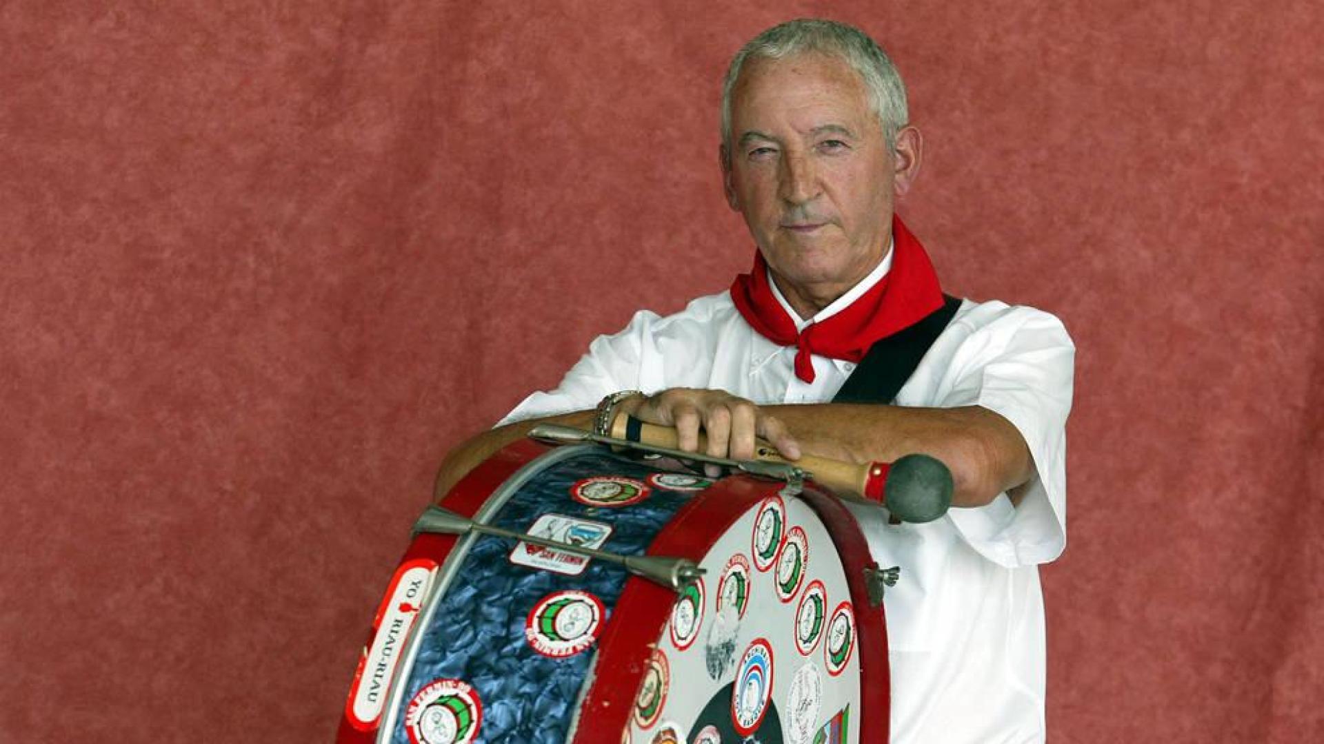 Javier Beriain 'Beri', fundador del Struendo, con su bombo en una imagen de archivo.