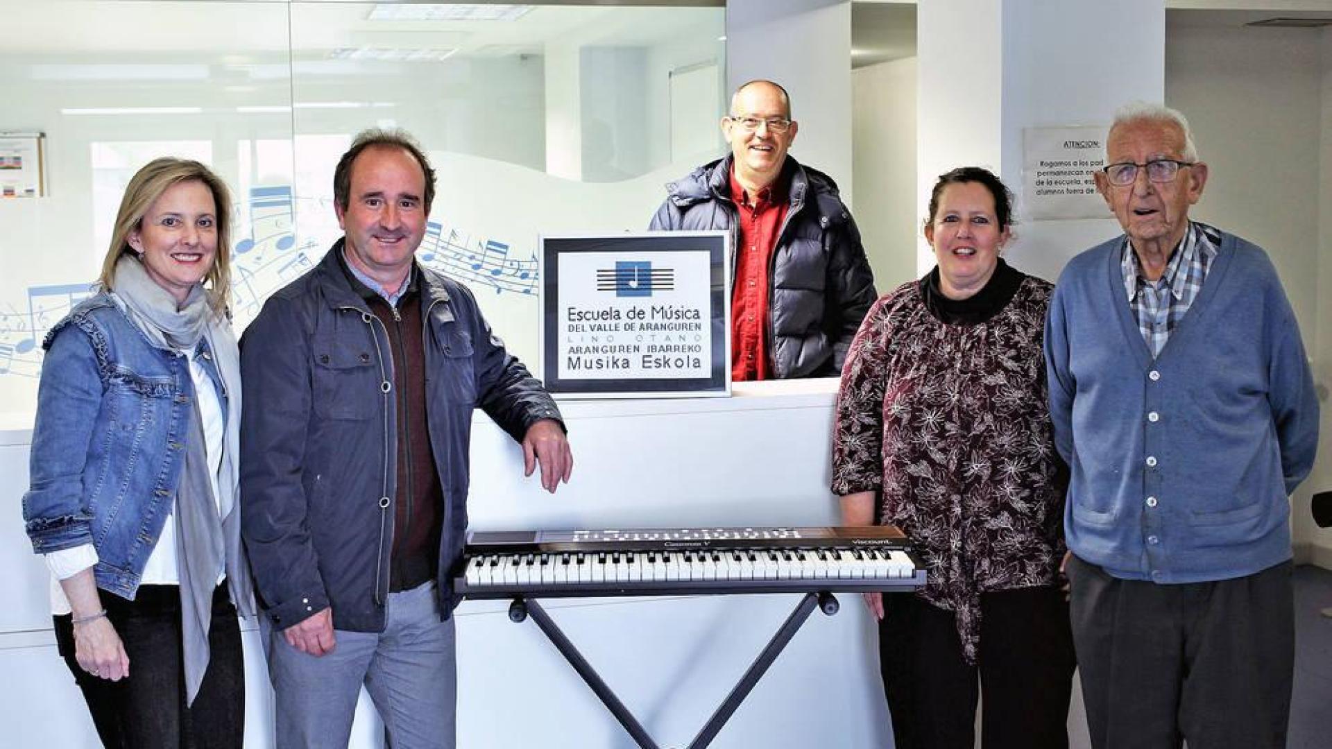 Fallece Lino Otano, impulsor de la enseñanza musical en Aranguren