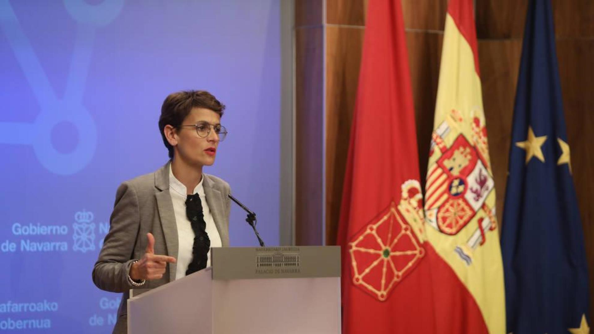 Chivite: "Navarra gestionará la desescalada en el marco definido por Sanidad"