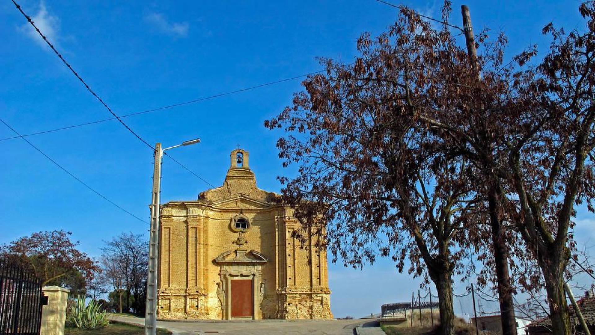Una asociación cultural alerta del riesgo de hundimiento de la ermita de Sesma