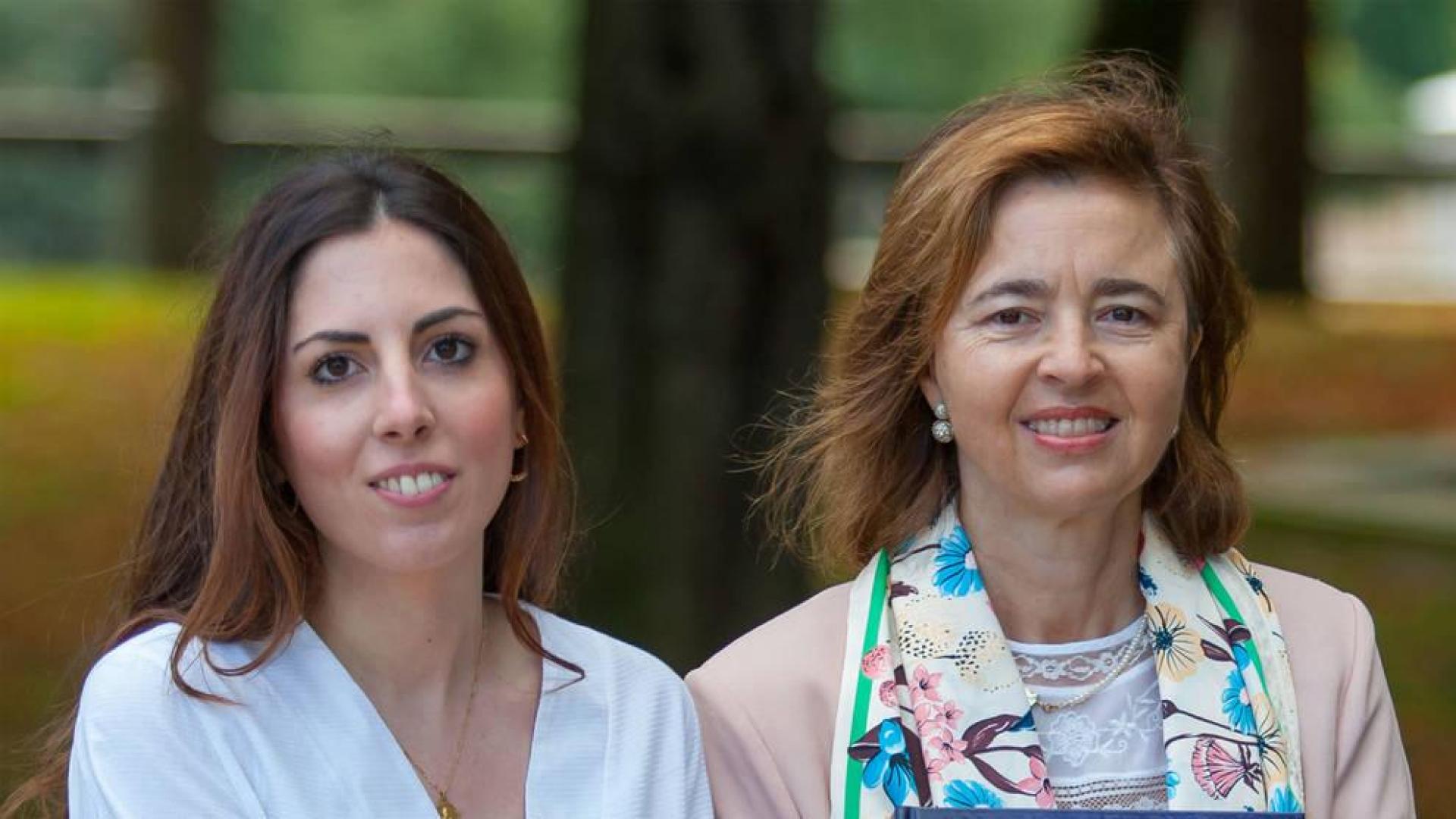Lucía Alonso, primera firmante del artículo (izquierda), y Amelia Martí, directora del trabajo.