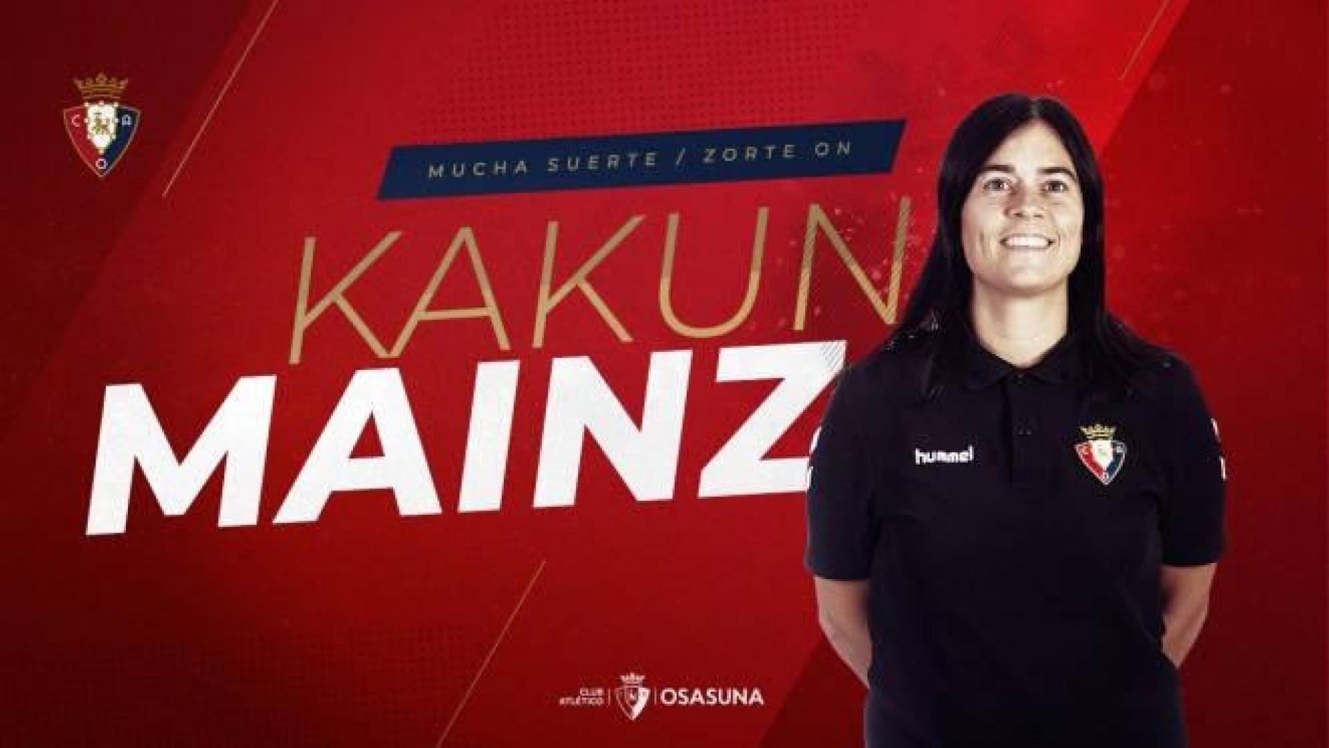 Kakun Mainz entrenará a Osasuna Femenino la próxima temporada