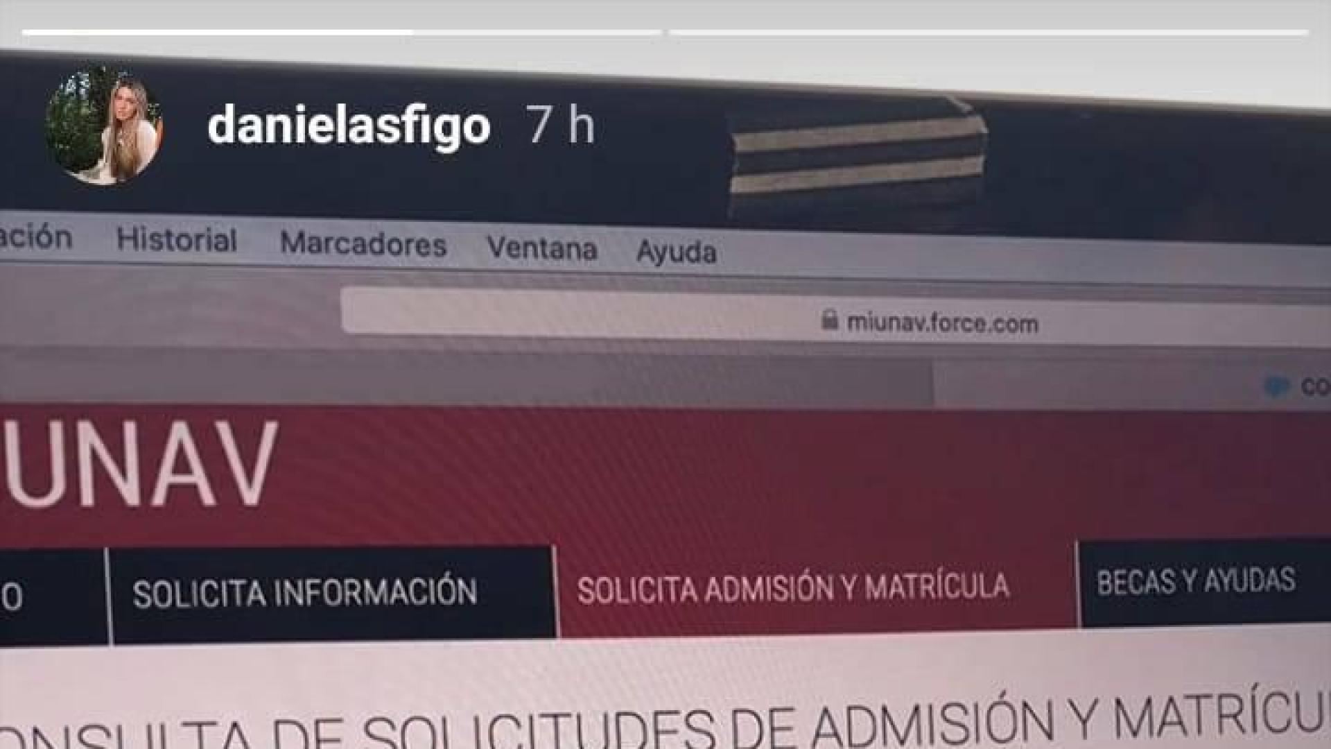 La hija del exjugador Figo cursará Medicina en la UNAV