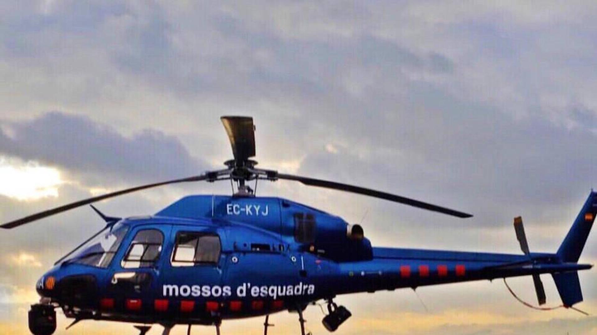 Un helicóptero de los Mossos D'Esquadra.