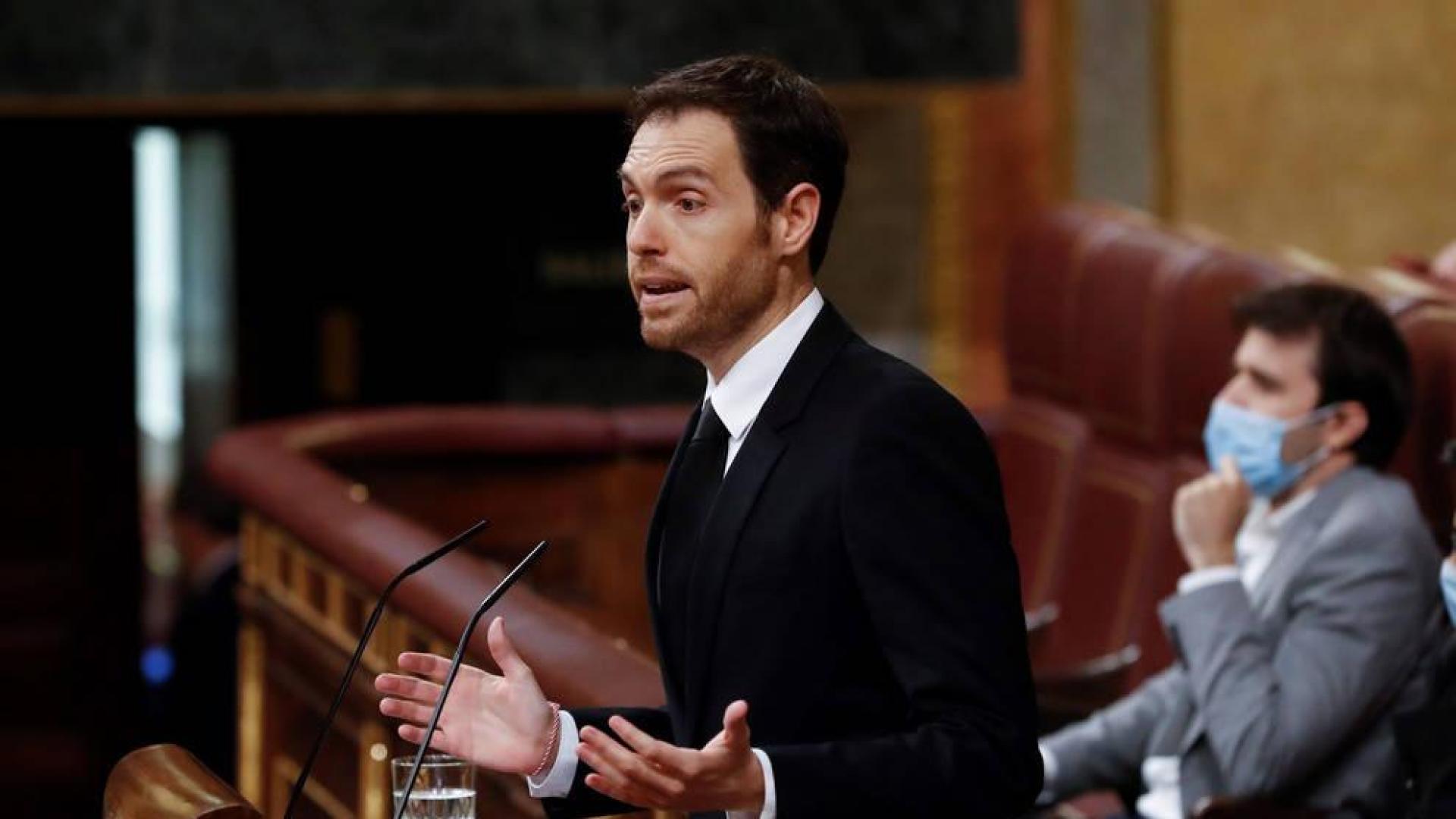 El diputado de UPN Sergio Sayas, en el Congreso.