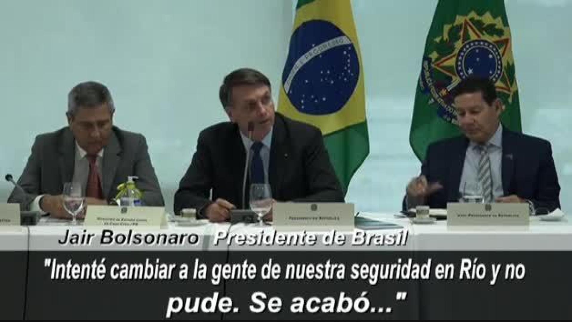 Vídeo: El Supremo de Brasil revela una polémica reunión de Bolsonaro con amenazas e insultos