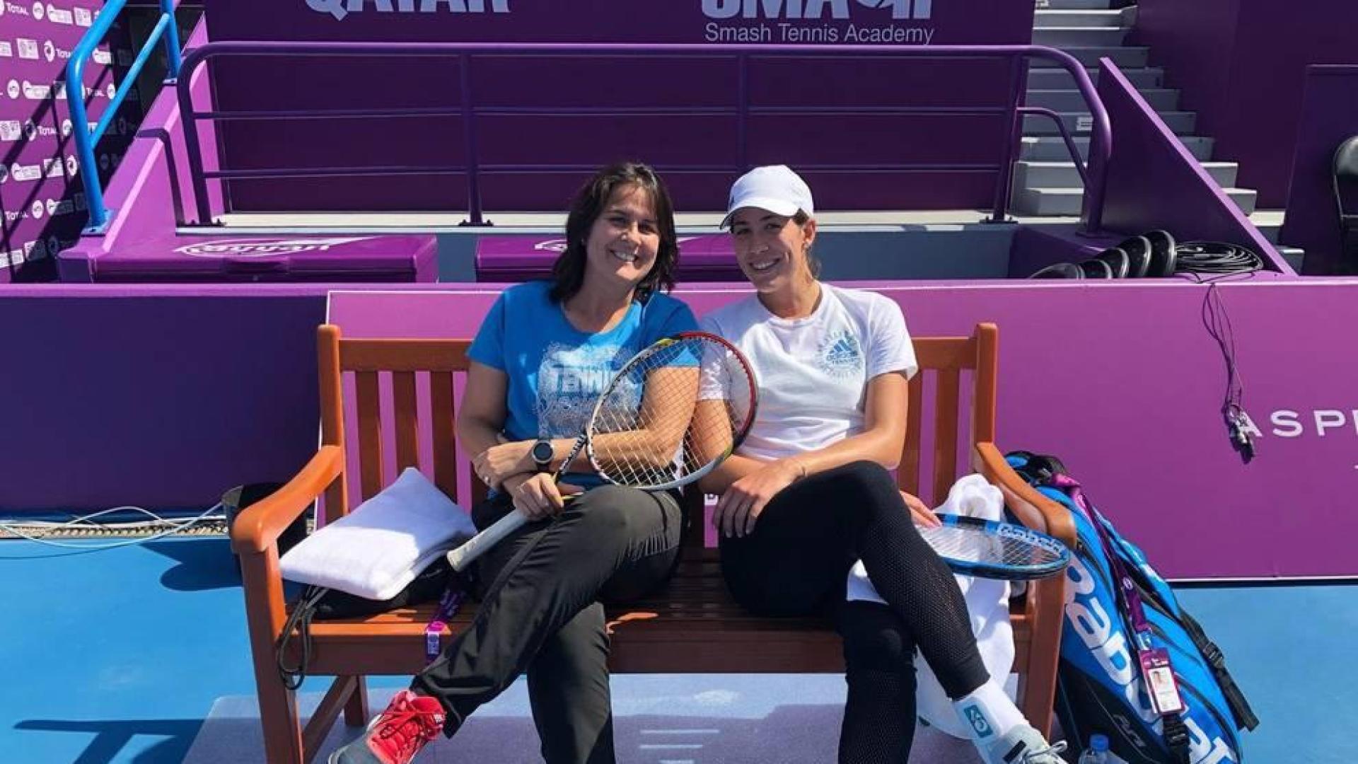 Garbiñe Muguruza vuelve a fichar a Conchita Martínez