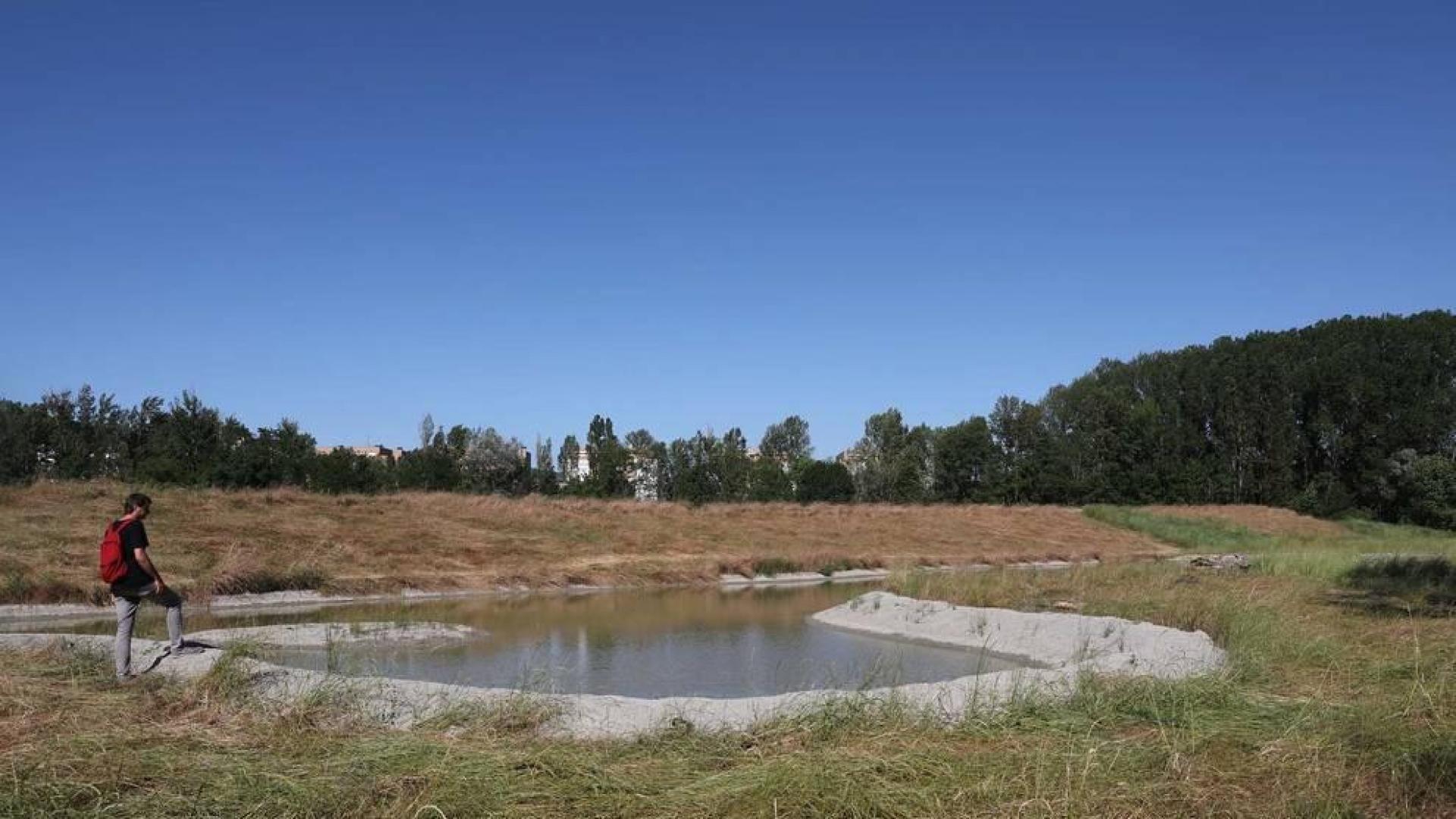 Huarte recupera como parque el meandro de Areacea