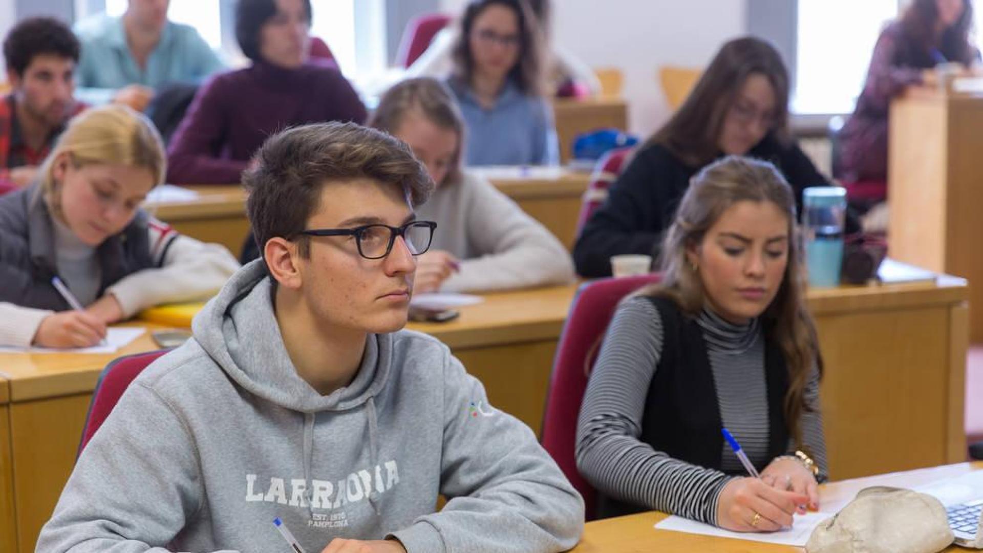 Alumnos de la Facultad de Filosofía y Letras en la Career Humanities Week celebrada en febrero.