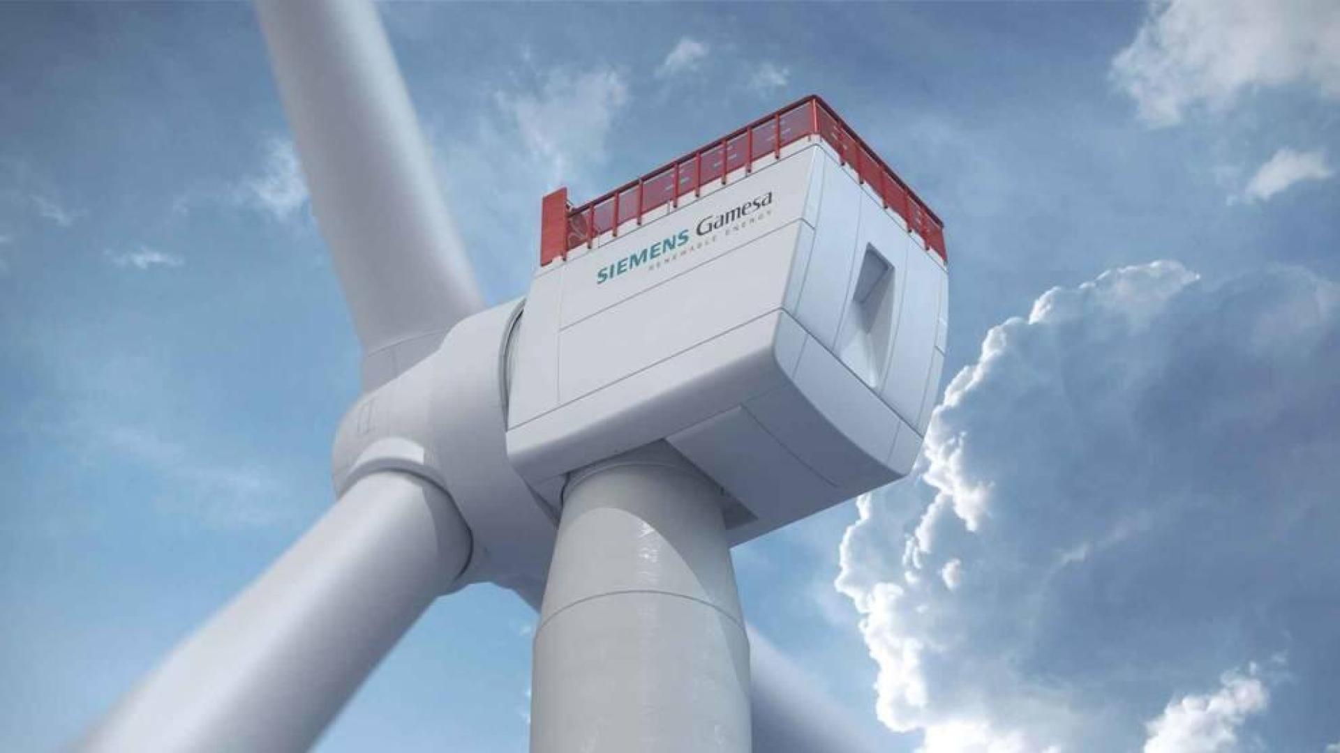Nuevo modelo de aerogenerador 'SG 14-222 DD' de 14 megavatios (MW) de Siemens Gamesa