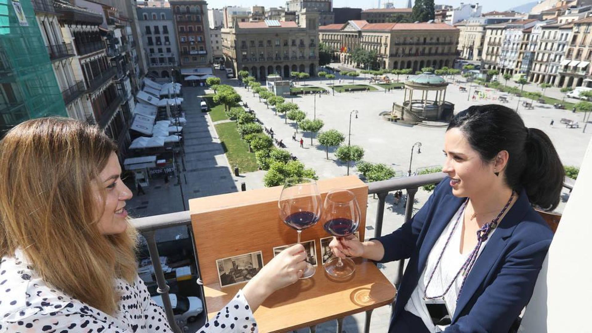 Pamplona ya cuenta con la primera "terraza vertical" del mundo