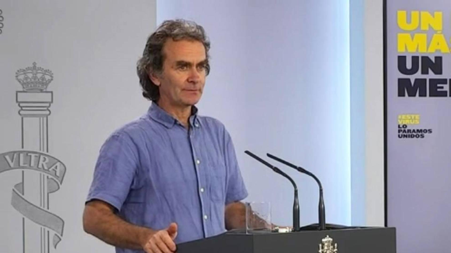 Simón puntualiza que en la fase 2 se mantendrán franjas para mayores y vulnerables