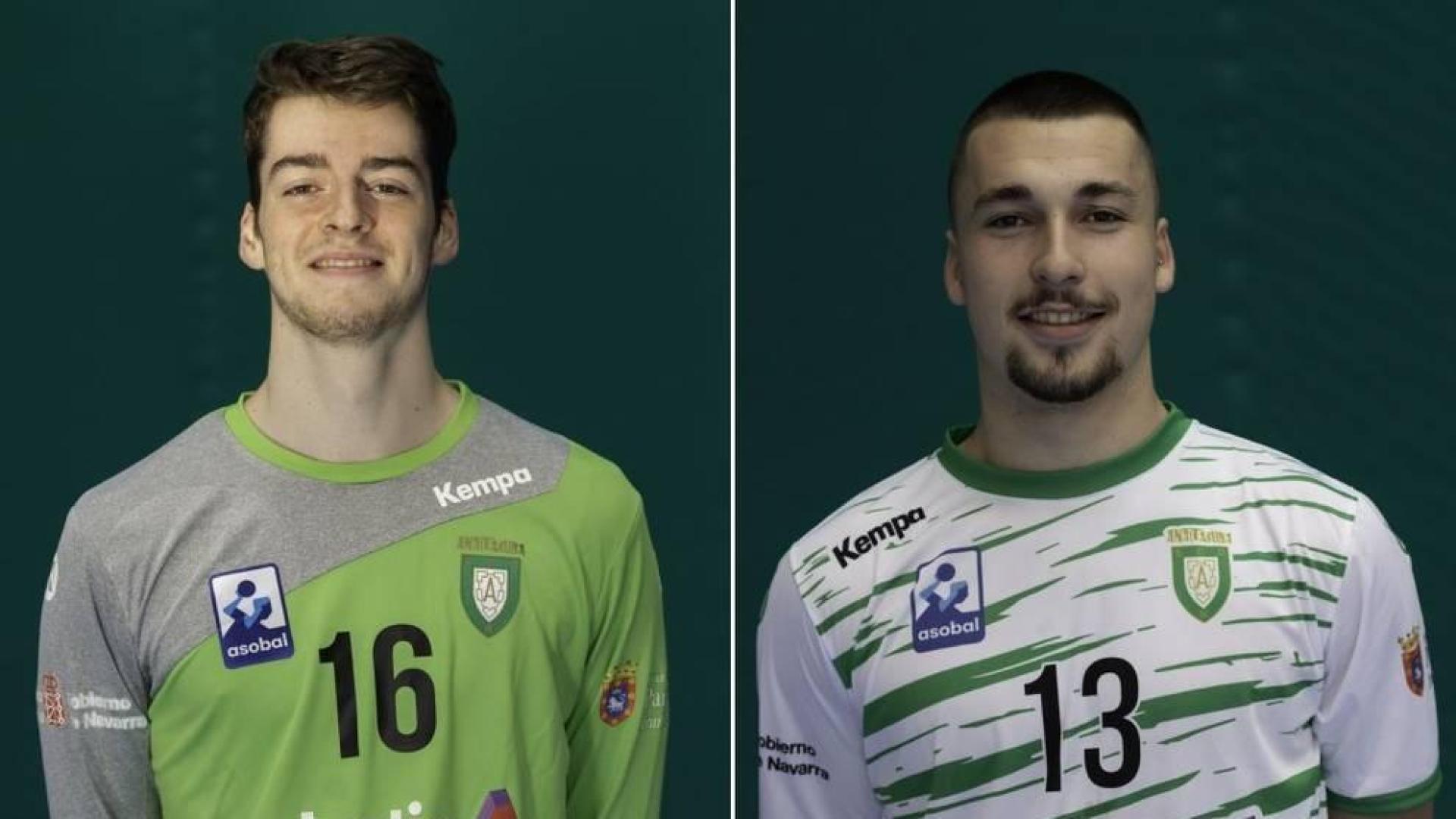 Aitor García y Marcos Cancio suben al primer equipo del Helvetia Anaitasuna