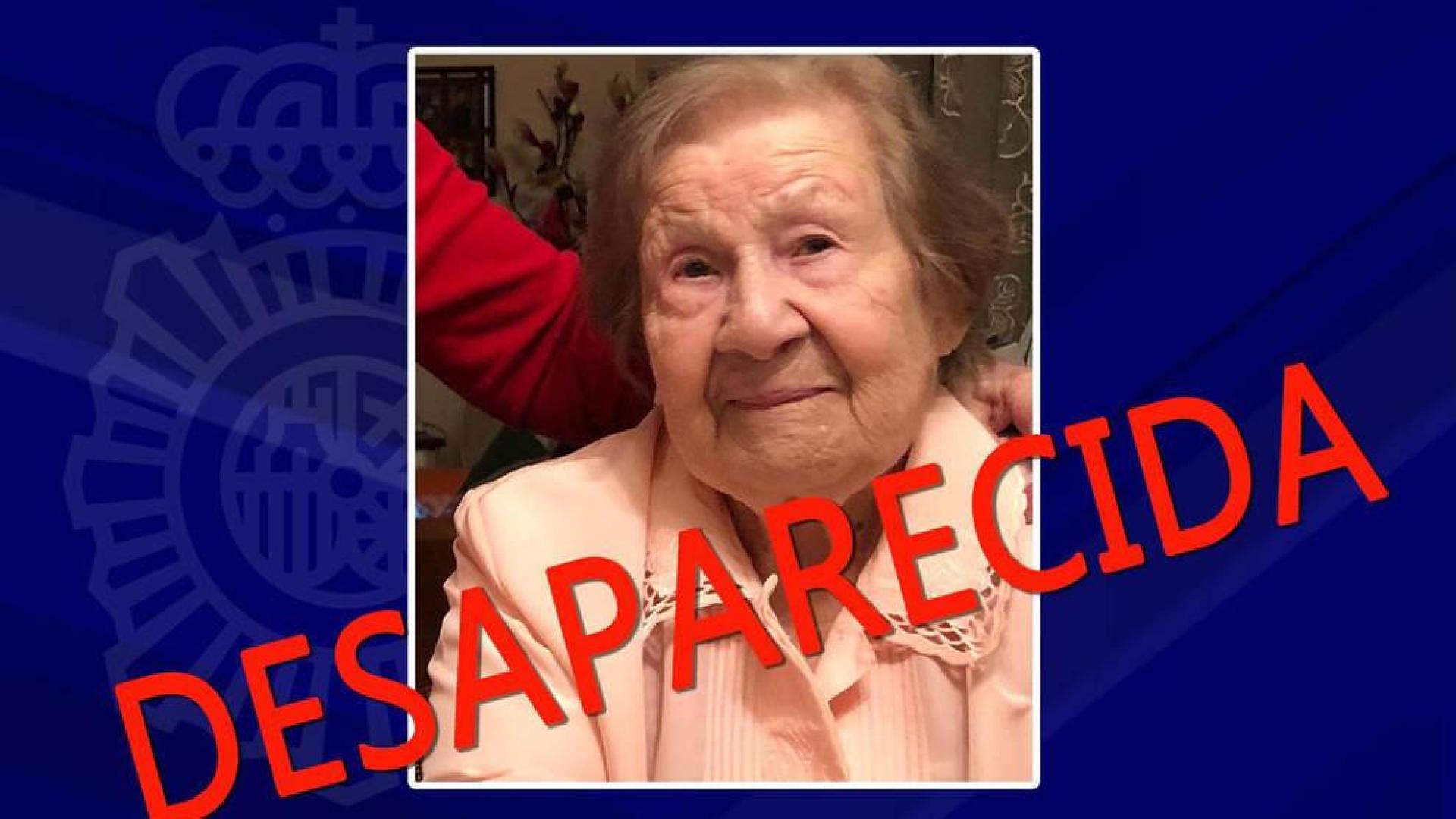 Cartel de búsqueda de Macarena Correas Díaz.