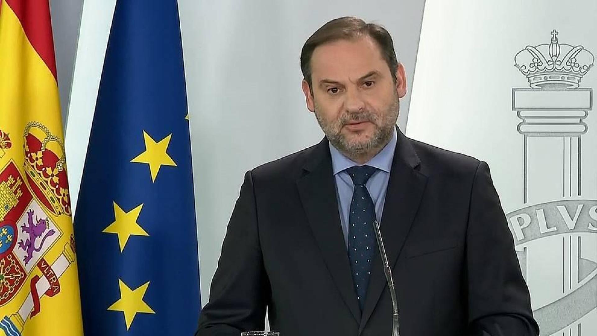 El ministro de Transportes, Movilidad y Agenda Urbana, José Luis Ábalos.