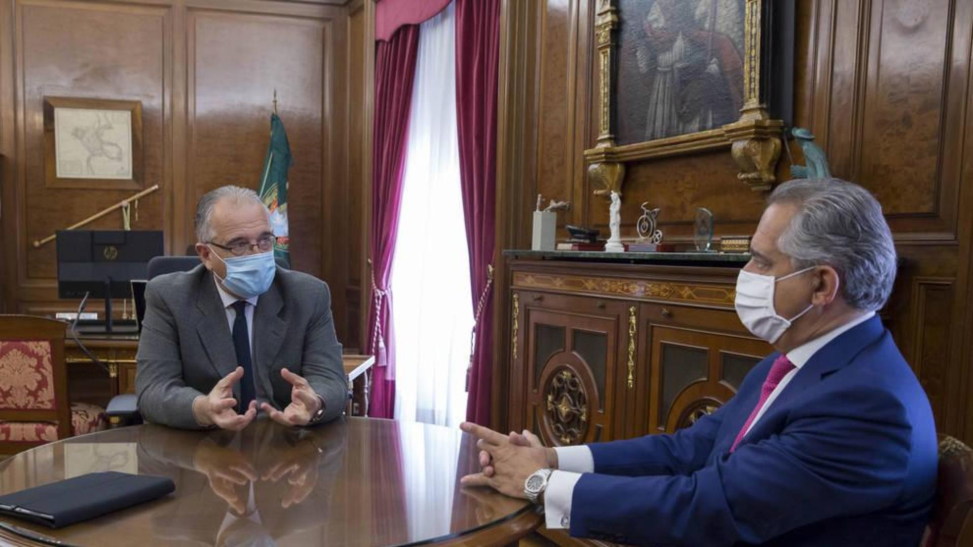 Maya y el presidente de la CEN analizan la situación económica generada por la Covid-19