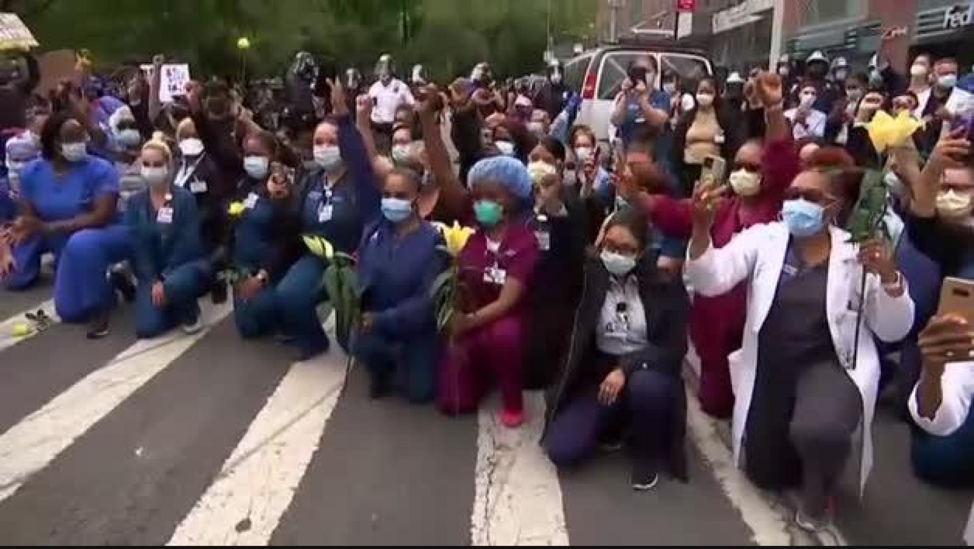 Las protestas continúan por todo Estados Unidos aunque el toque de queda rebaja la intensidad