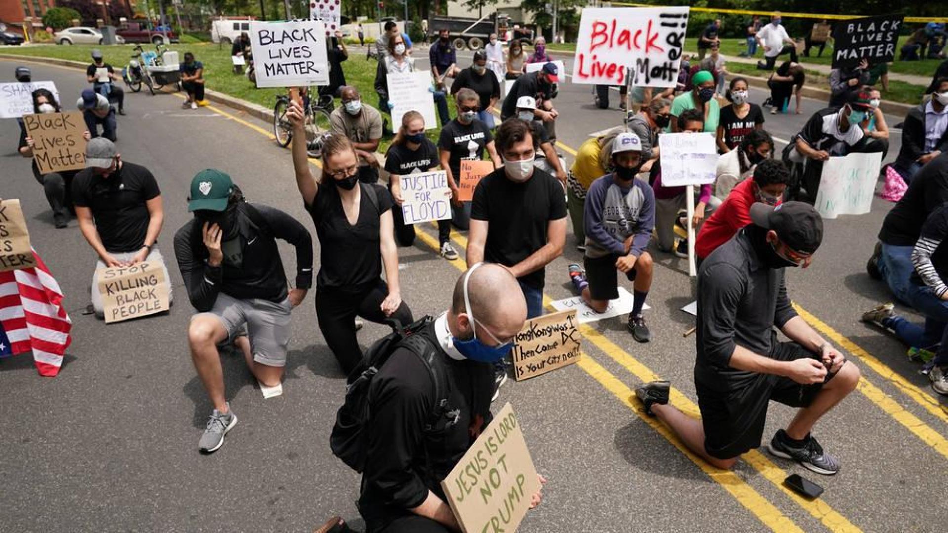 Las protestas por la violencia policial en EE UU apuntan ahora a Trump