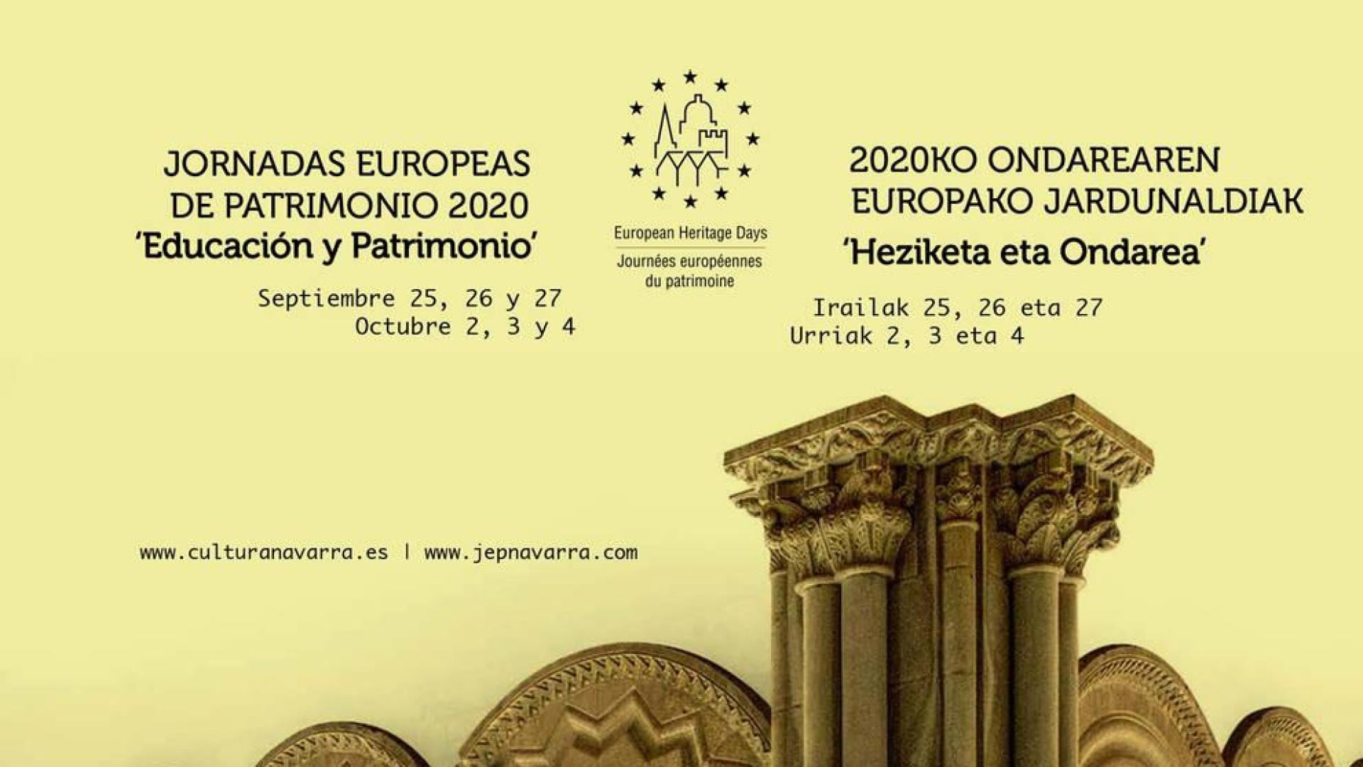 Las Jornadas Europeas de Patrimonio se celebrarán en dos fines de semana