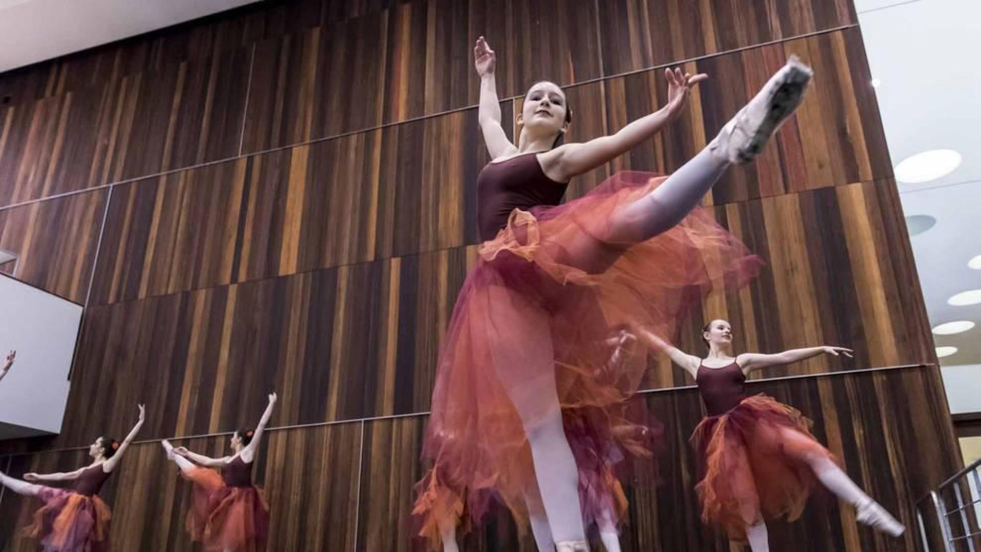 85 alumnos de entre 10 y 16 años de la Escuela de Danza de Navarra ofrecieron este viernes un espectáculo de baile clásico, bolero, flamenco y contemporáneo para cerrar la primera jornada.