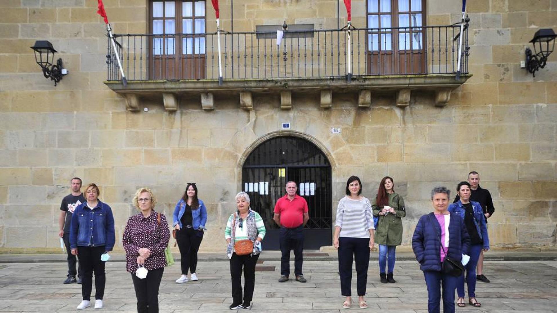 Un muro humano frente al virus en Murillo el Fruto
