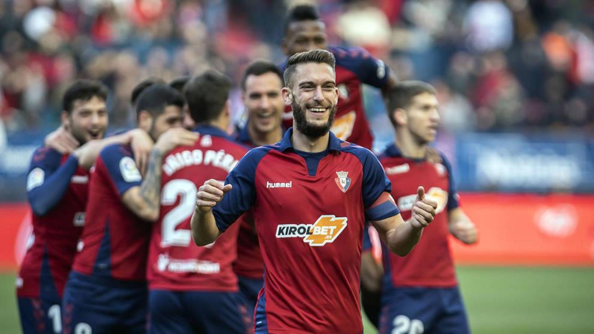 Roberto Torres celebra un gol en un partido anterior.