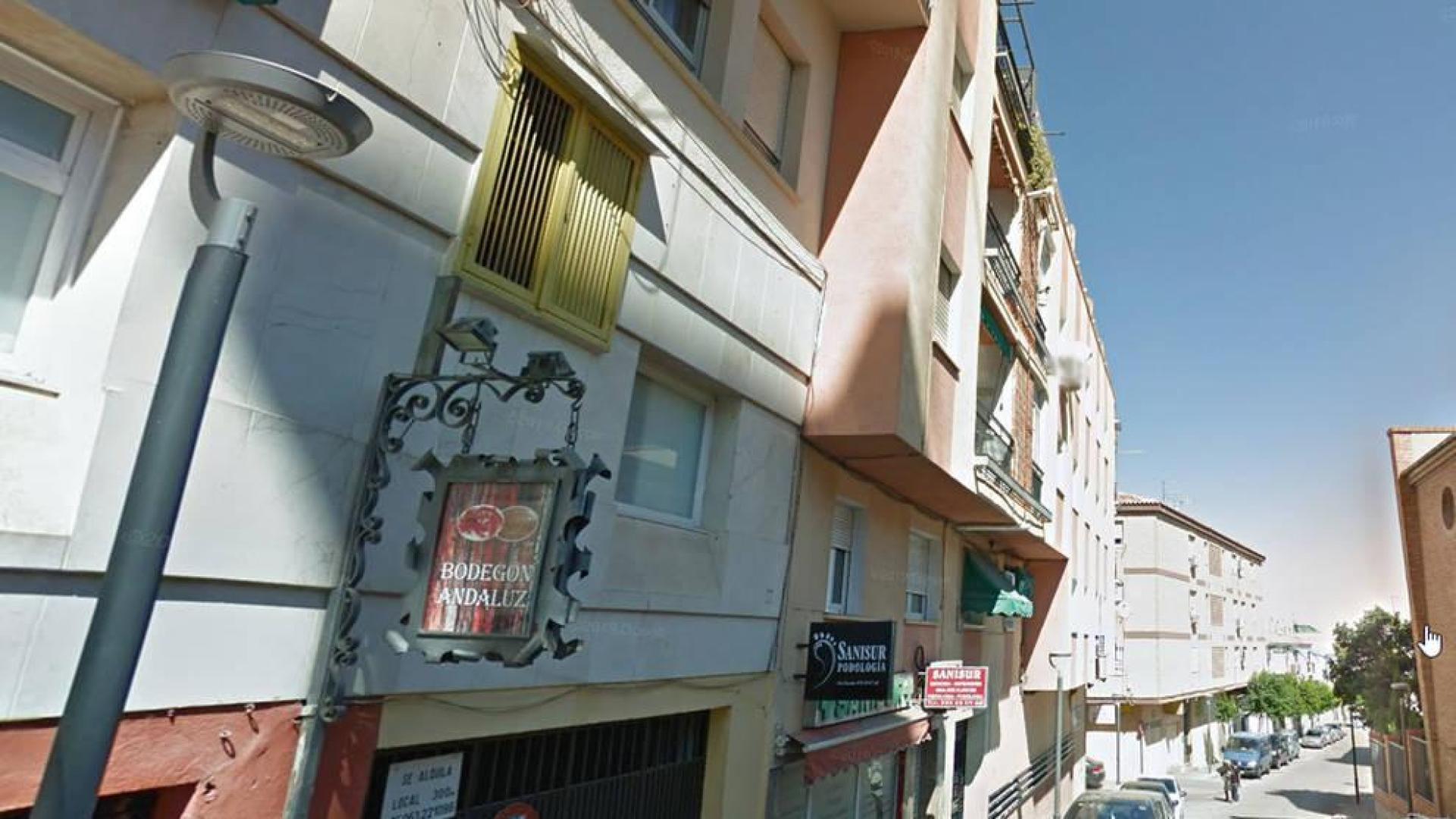 Calle Jacinto Higueras, en Jaen, donde tuvo lugar el suceso.