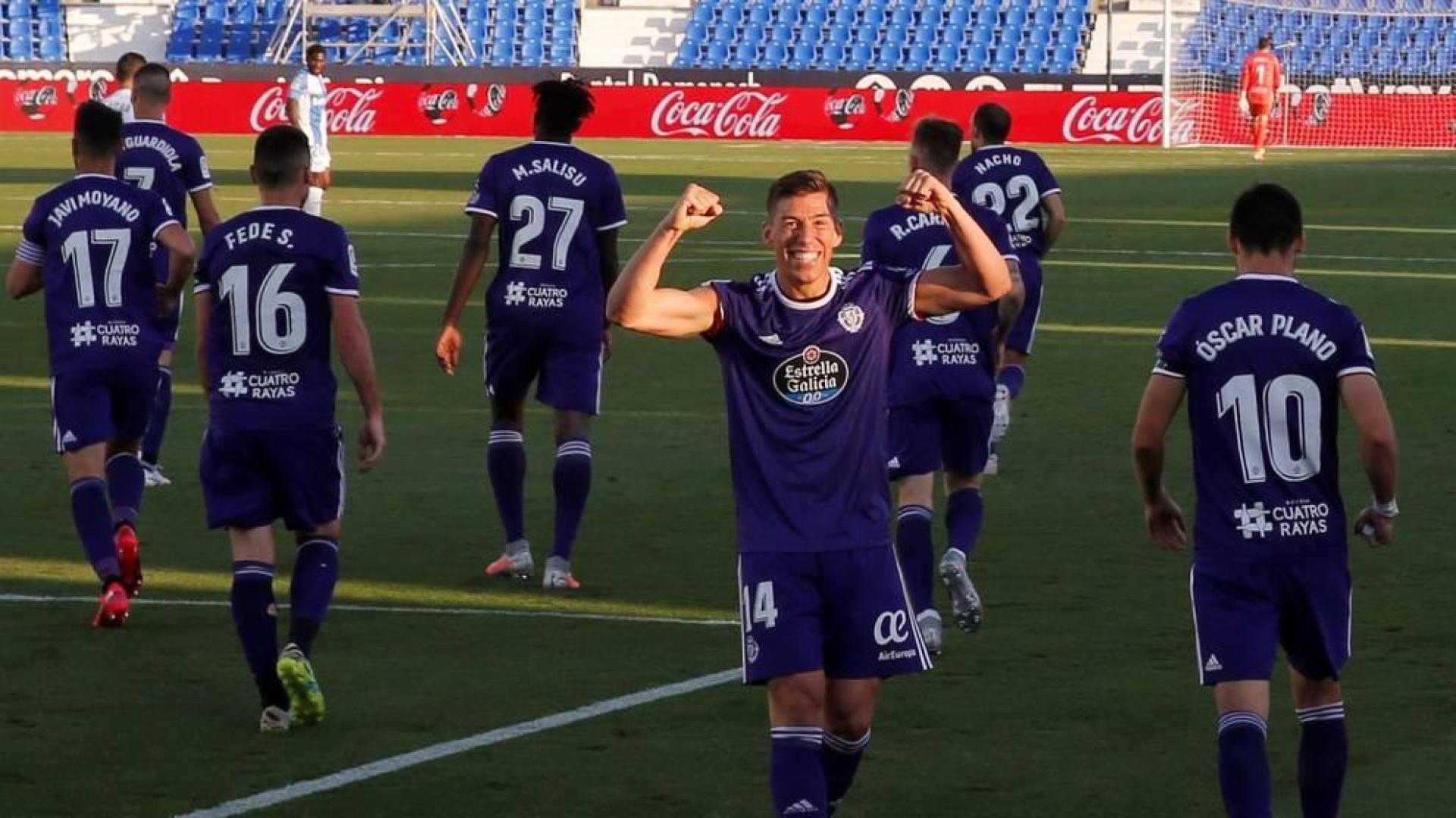 El Valladolid se impulsa ante un Leganés en problemas