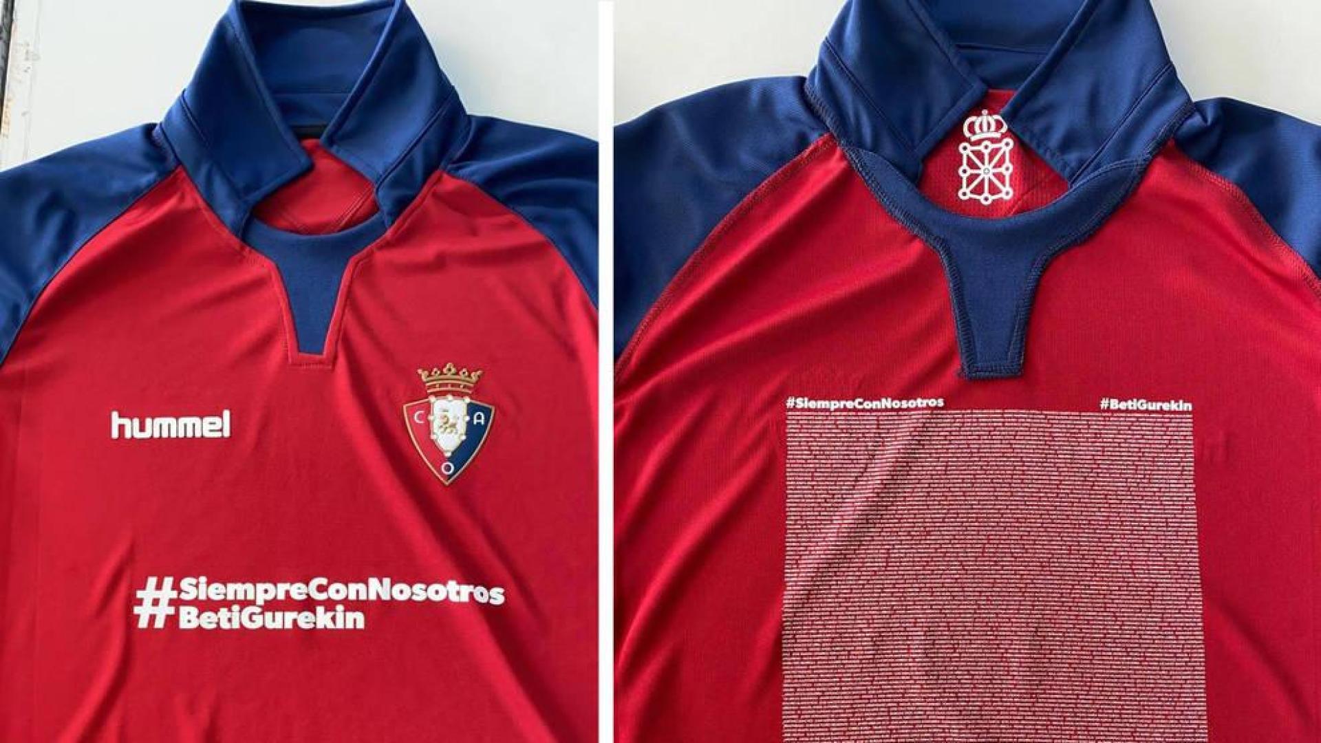 Osasuna saltará a Anoeta con un homenaje en su camiseta