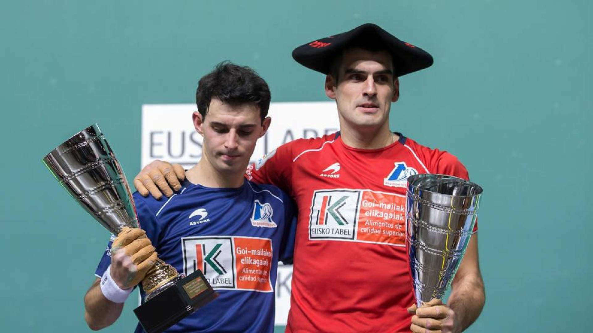 Jokin Altuna y Joseba Ezkurdia, último campeón.