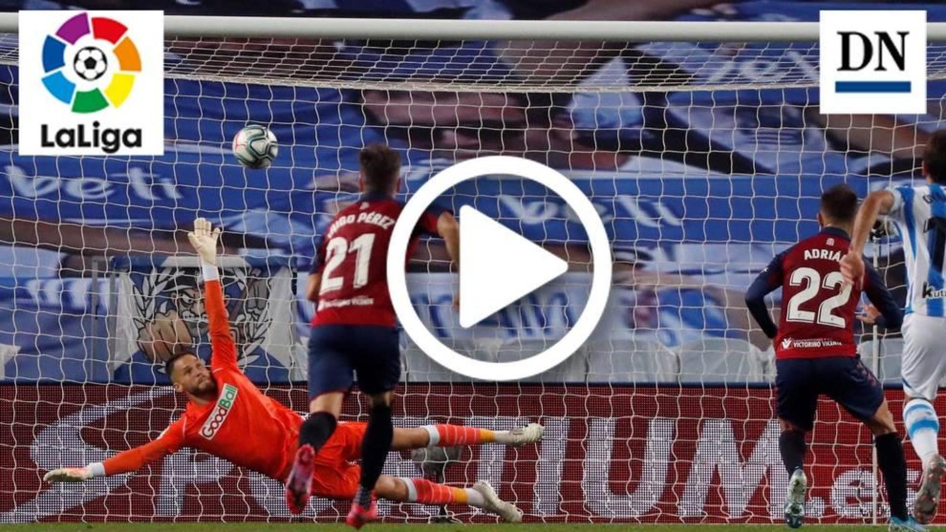 Resumen del Real Sociedad-Osasuna en vídeo