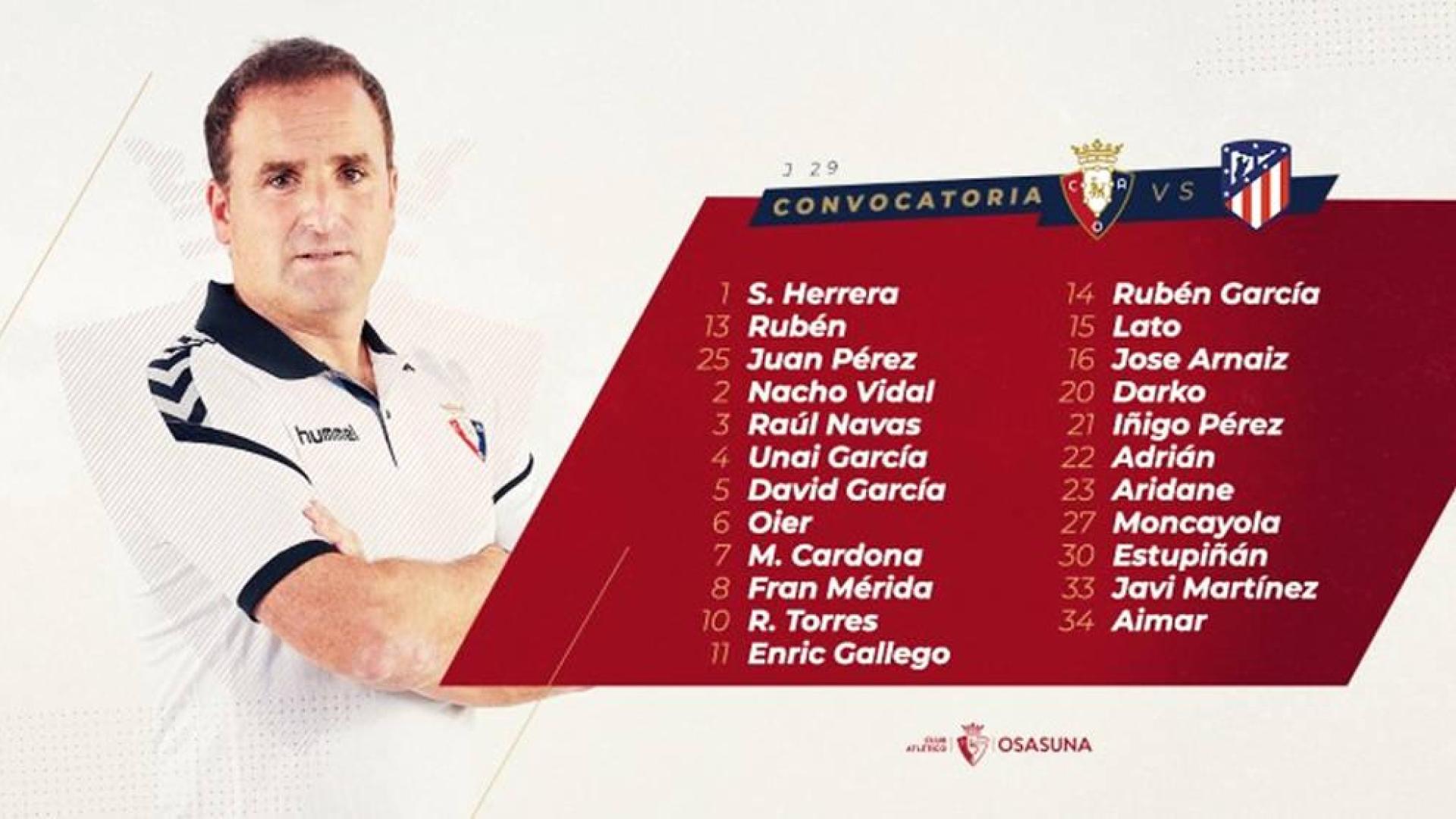 Todos los disponibles para buscar la victoria contra el Atlético