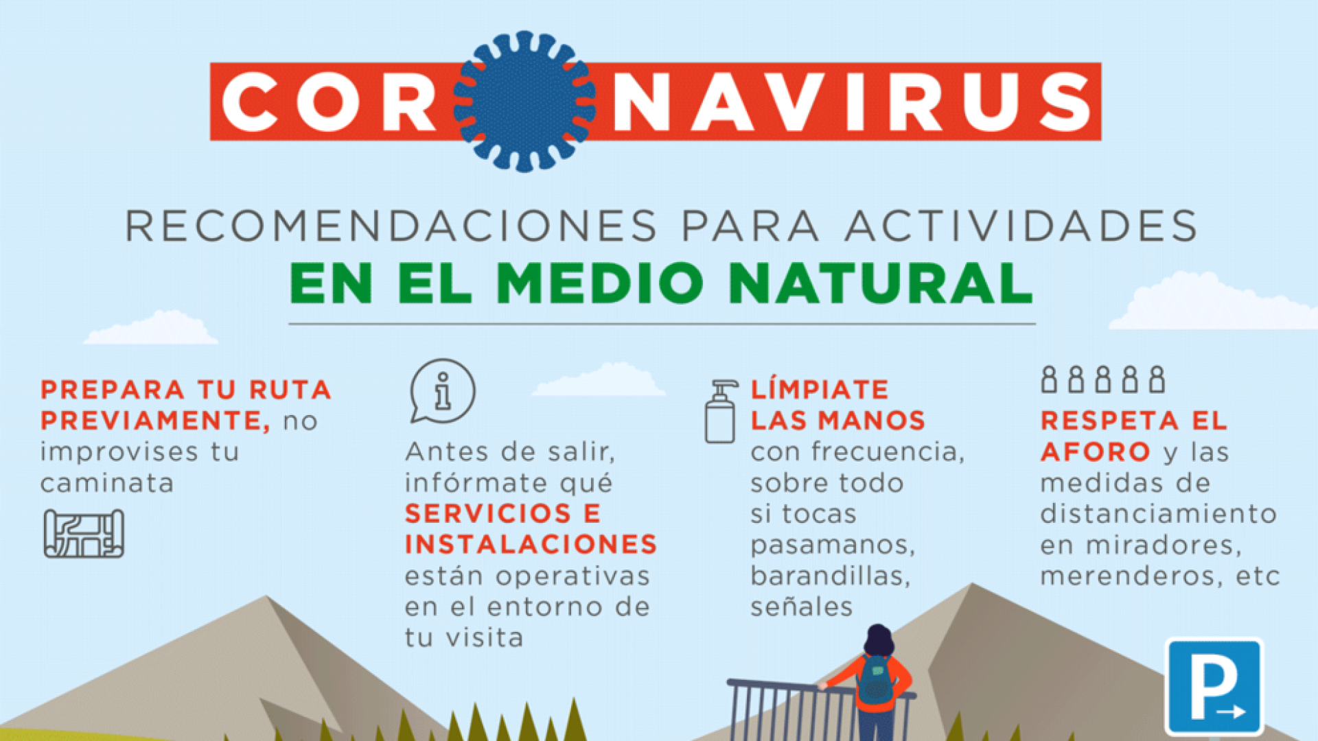 Recomendaciones para actividades en el medio natural en Navarra