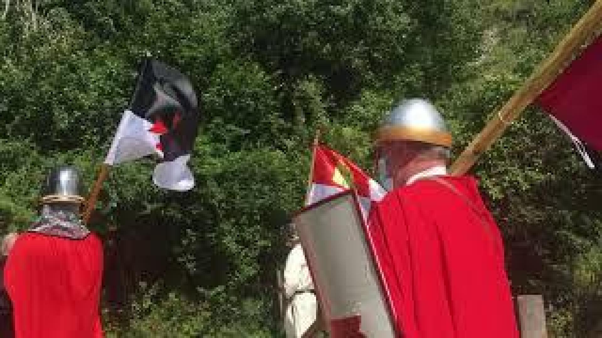 Vídeo de la llegada de la delegación de la Mochila de Luz a Arre