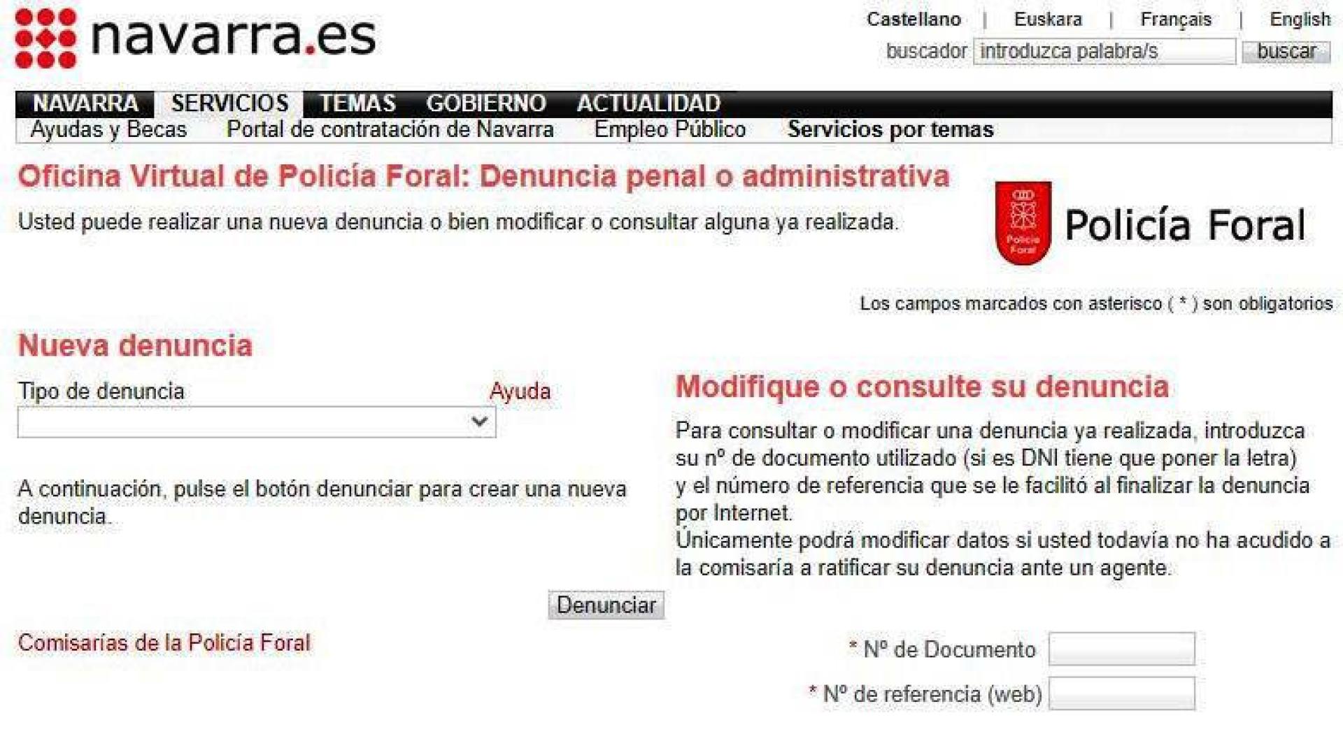 La Policía Foral triplica las atenciones telemáticas durante la pandemia