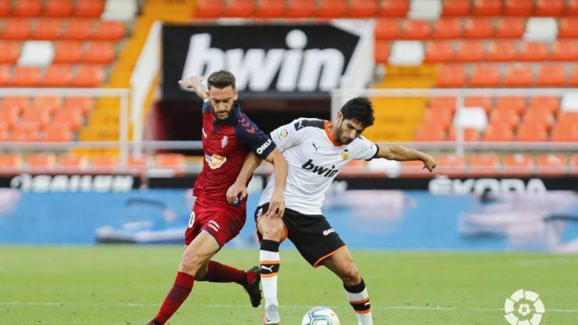 Roberto Torres y Guedes, en el partido de este domingo.
