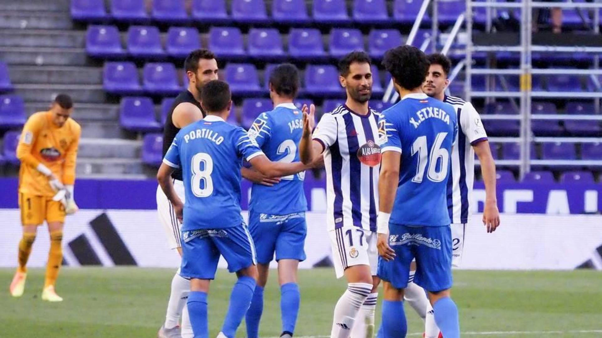 El Real Valladolid logra puntar ante un Getafe volcado ofensivamente