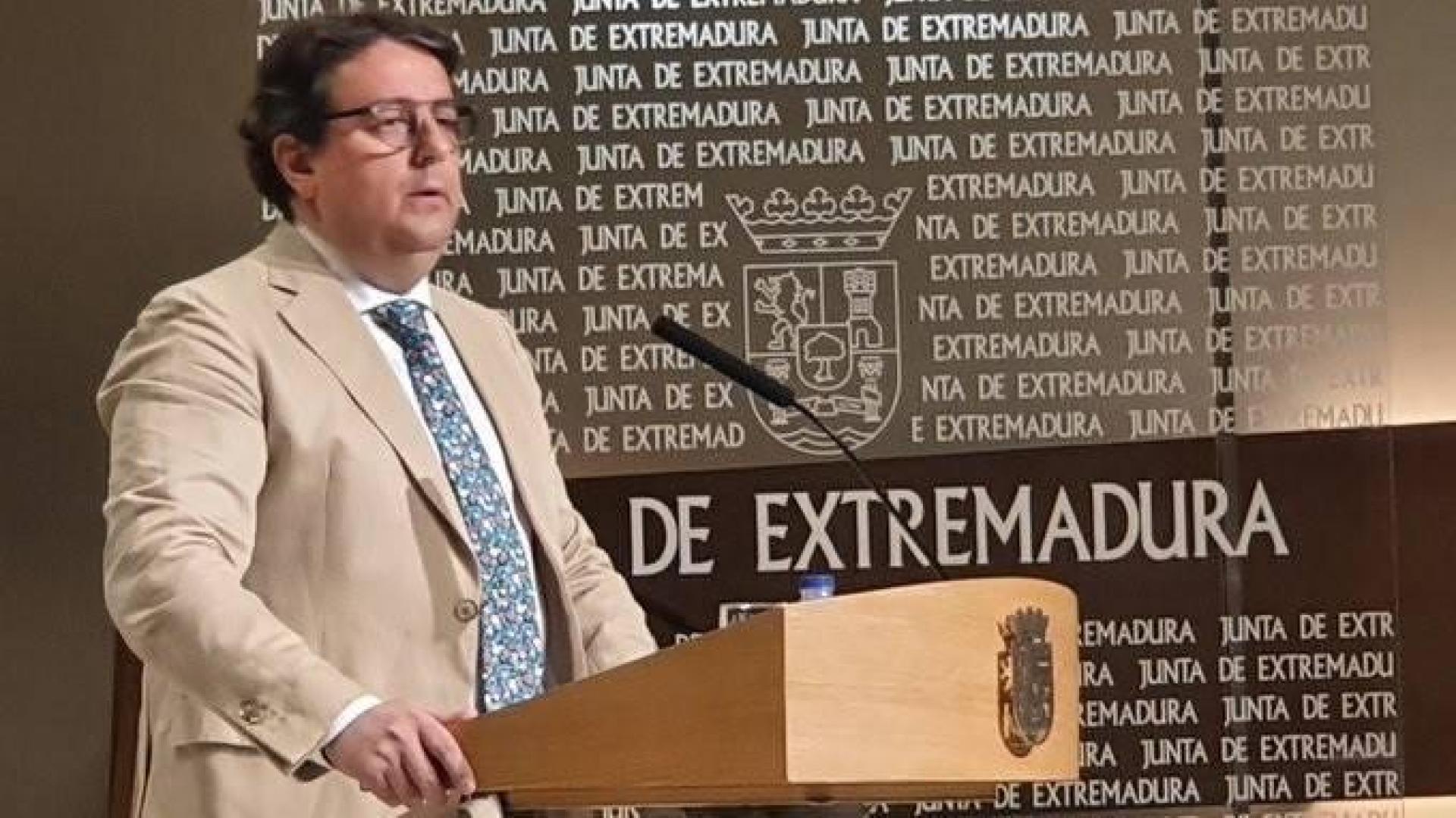 El vicepresidente segundo y consejero de Sanidad y Servicios Sociales de la Junta de Extremadura, José María Vergeles.