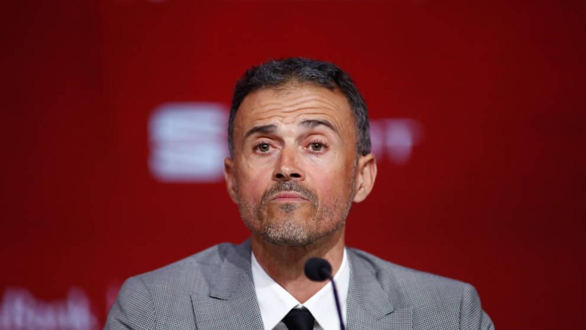 Luis Enrique, seleccionador nacional de fútbol.