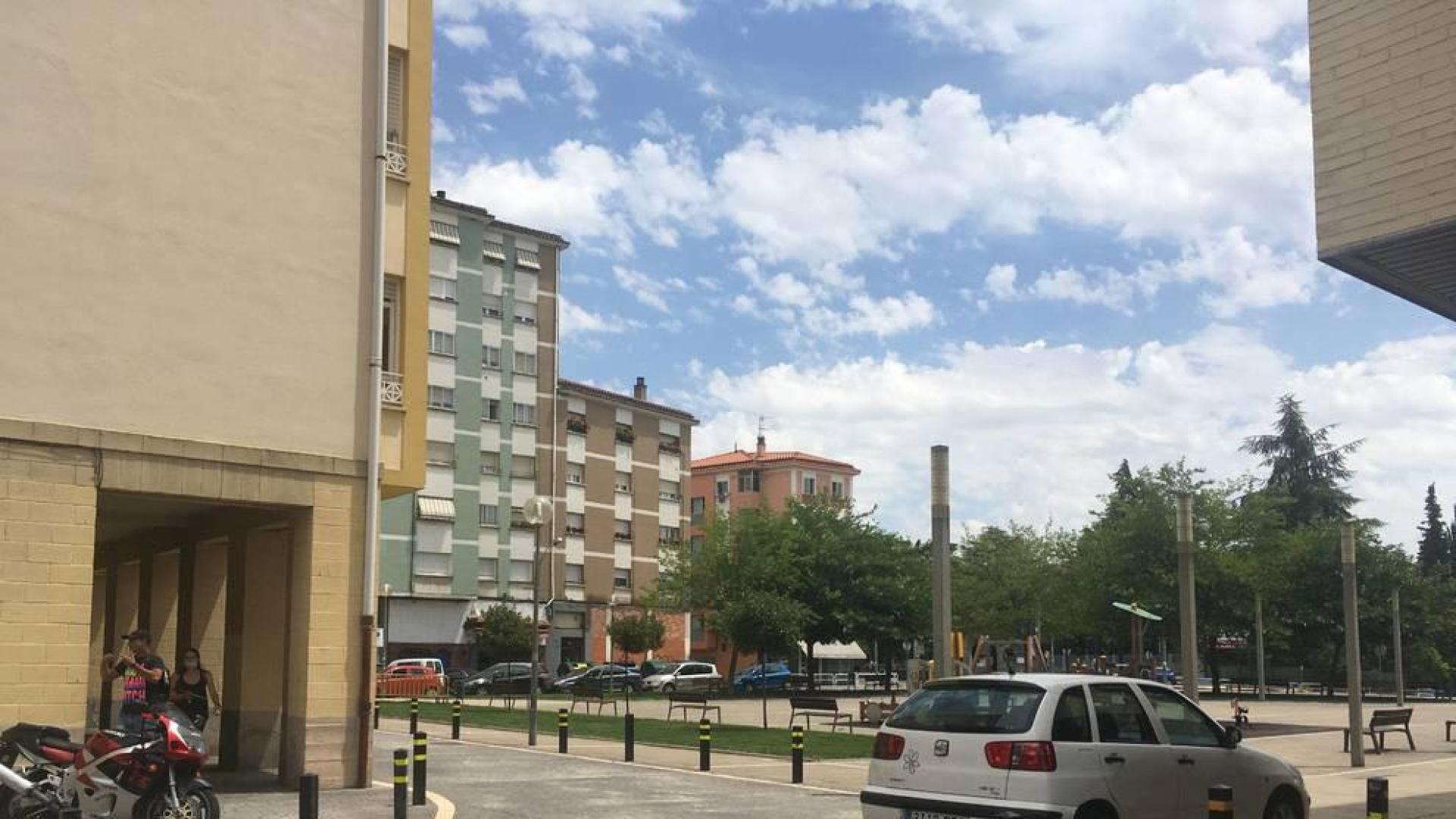 Vista de la travesía Canteras y Euskal Herria, que quedará peatonal.
