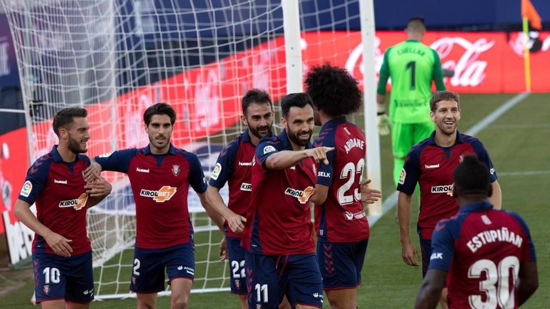 Imágenes del partido entre Osasuna y Leganés en El Sadar.