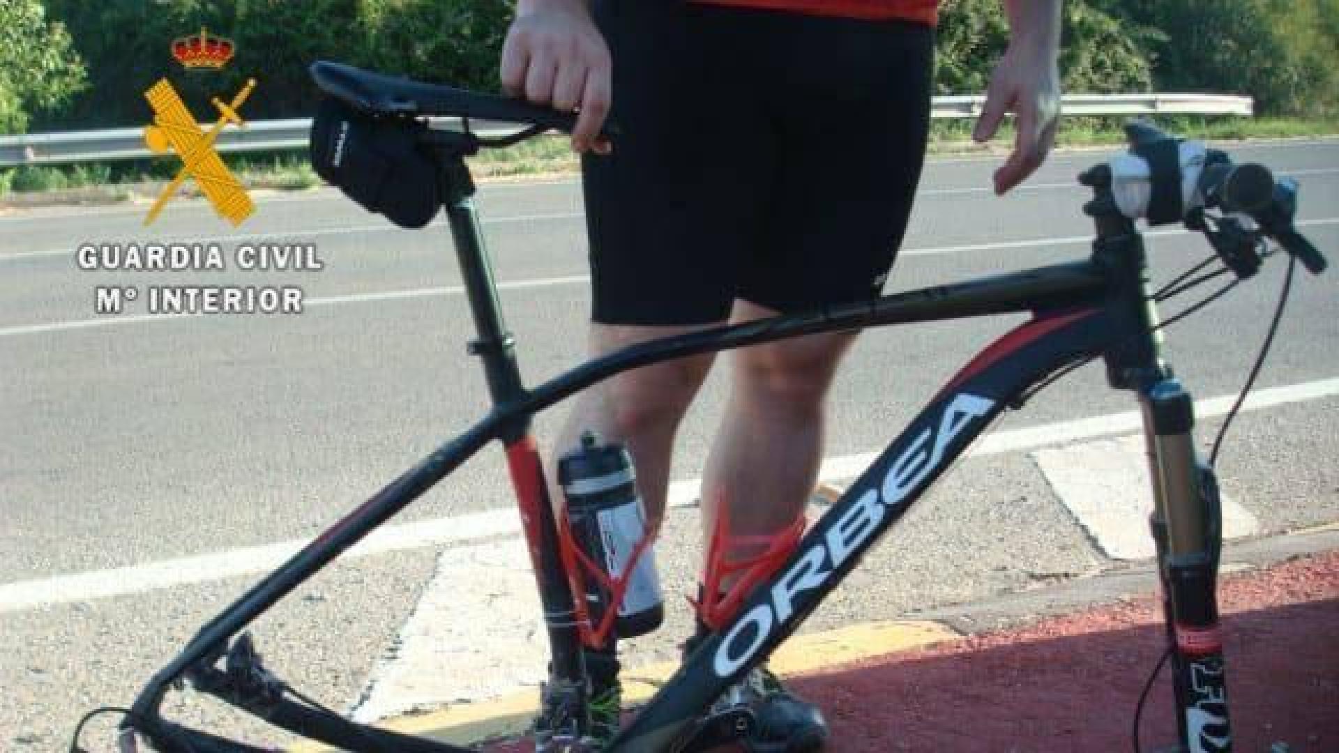 Un ciclista, trasladado al hospital tras sufrir un atropello en Fitero