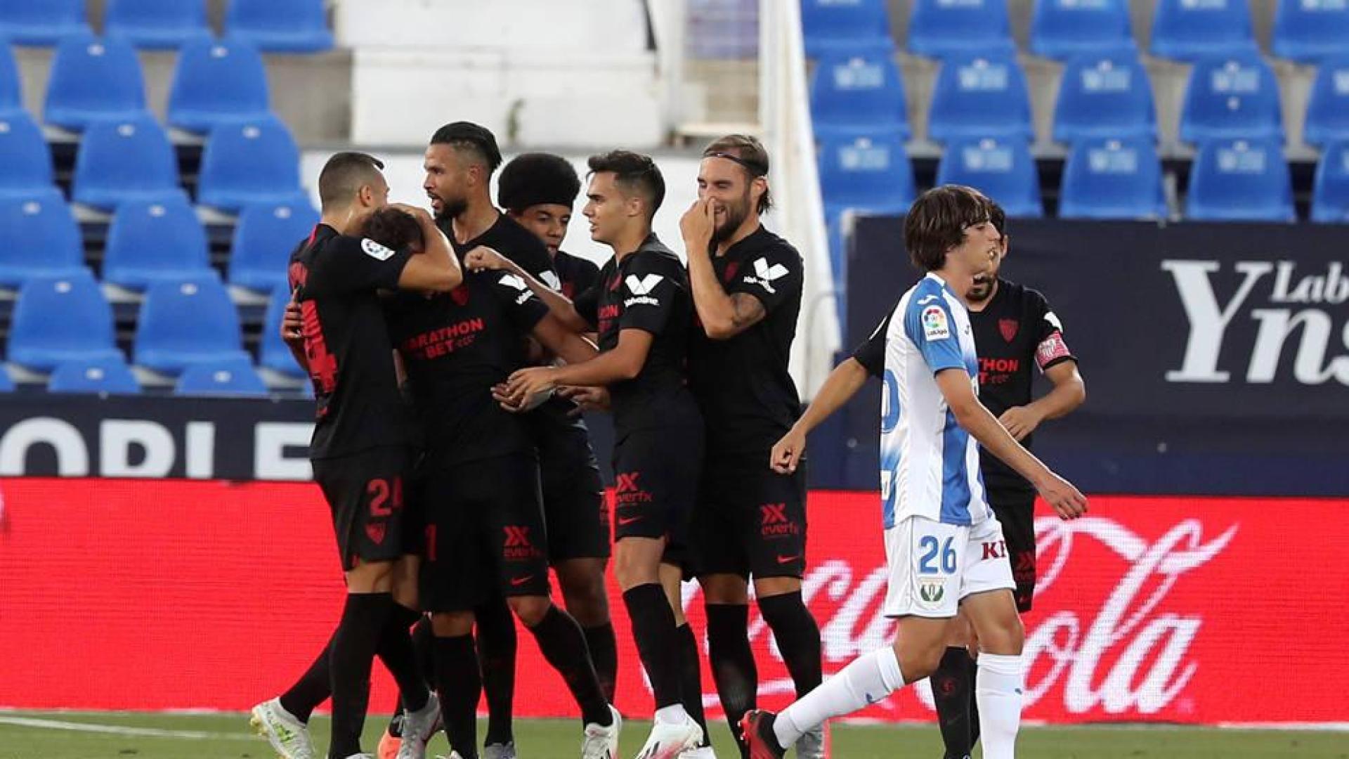 La seriedad del Sevilla prolonga la agonía de un Leganés en caída libre