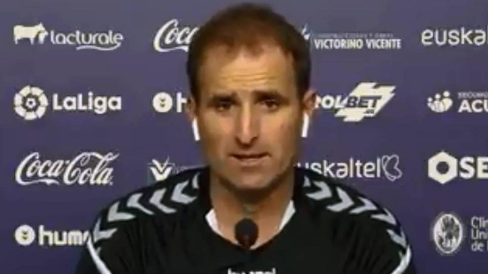 Jagoba Arrasate. "Tenemos que igualar la intensidad del Eibar"